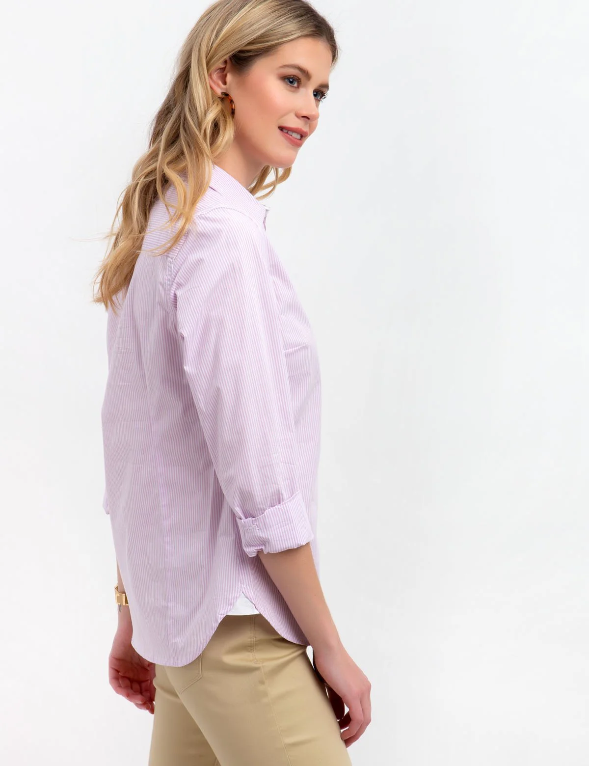 STRIPED POPLIN SHIRT - Image 11