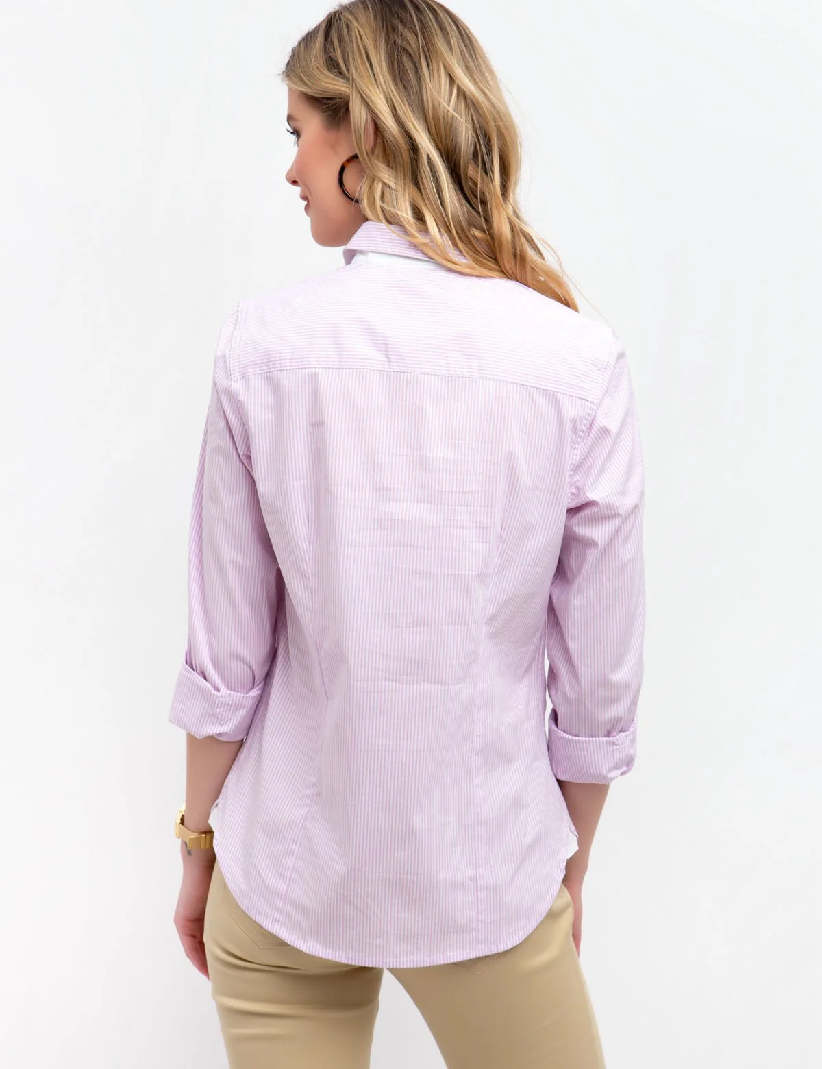 STRIPED POPLIN SHIRT - Image 12