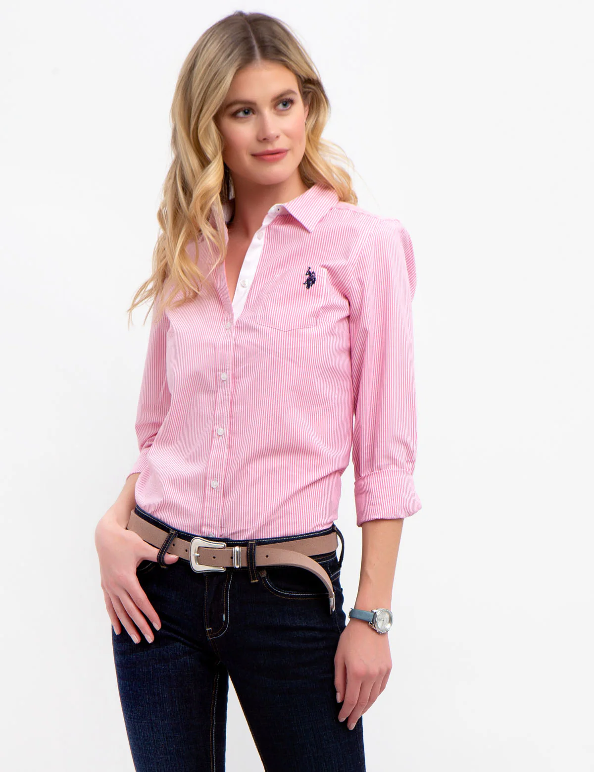 STRIPED POPLIN SHIRT - Image 15