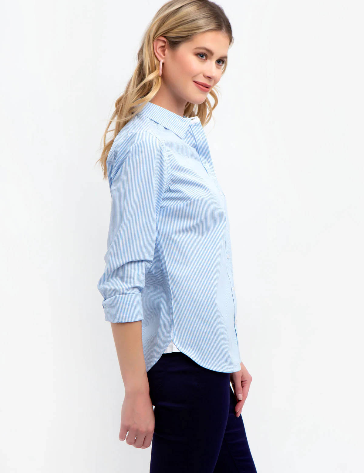 STRIPED POPLIN SHIRT - Image 21