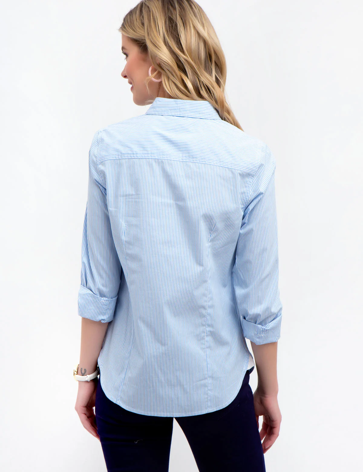 STRIPED POPLIN SHIRT - Image 22