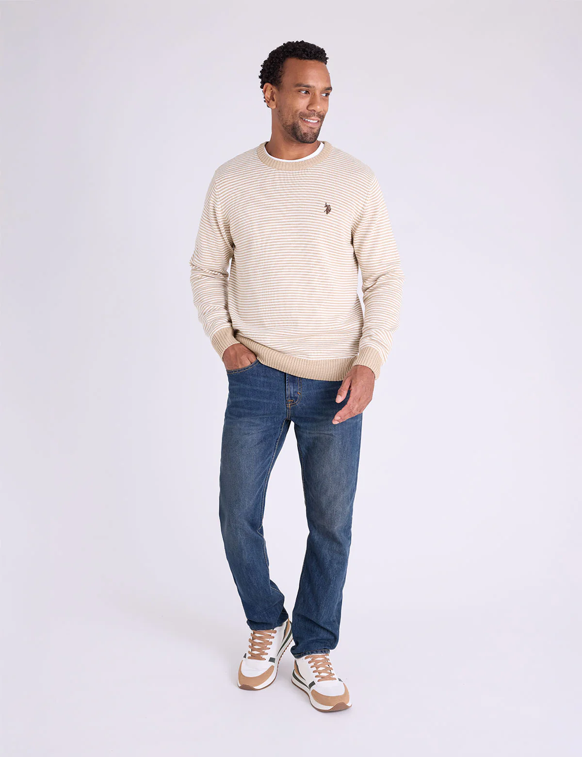 FEEDER STRIPE CREW NECK SWEATER - Image 4
