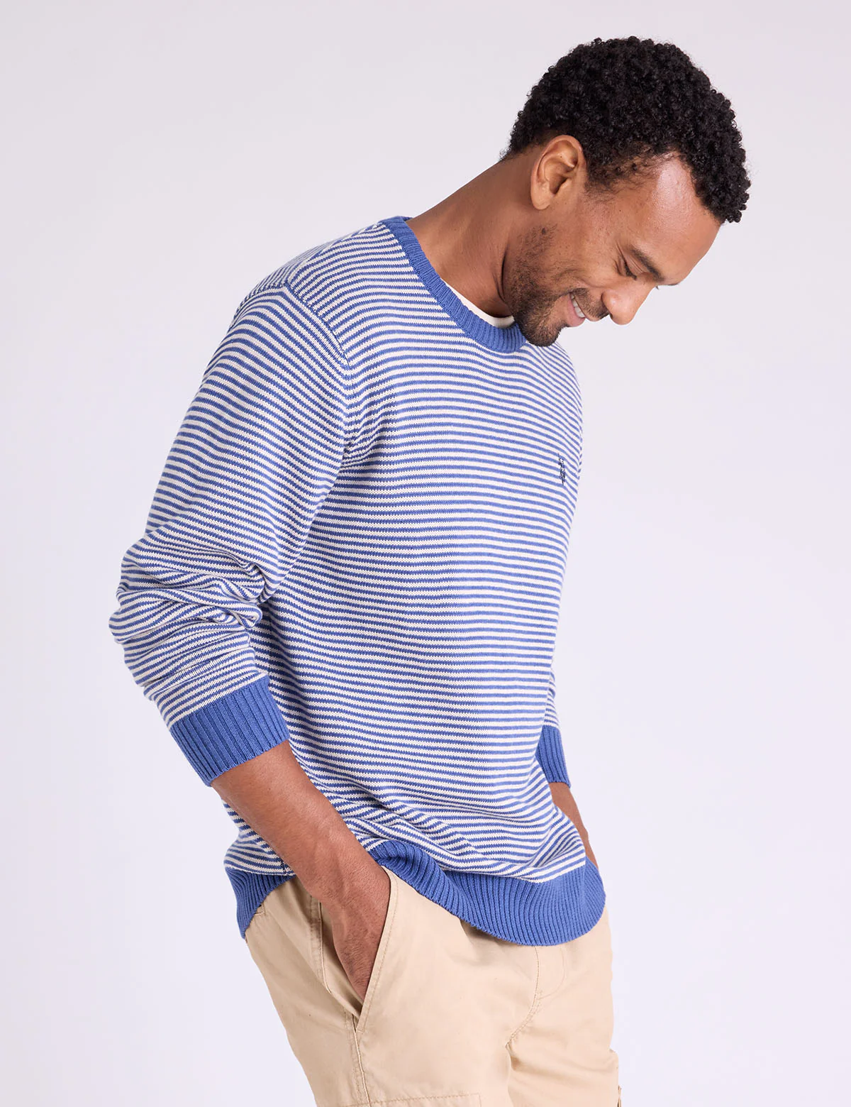 FEEDER STRIPE CREW NECK SWEATER - Image 7