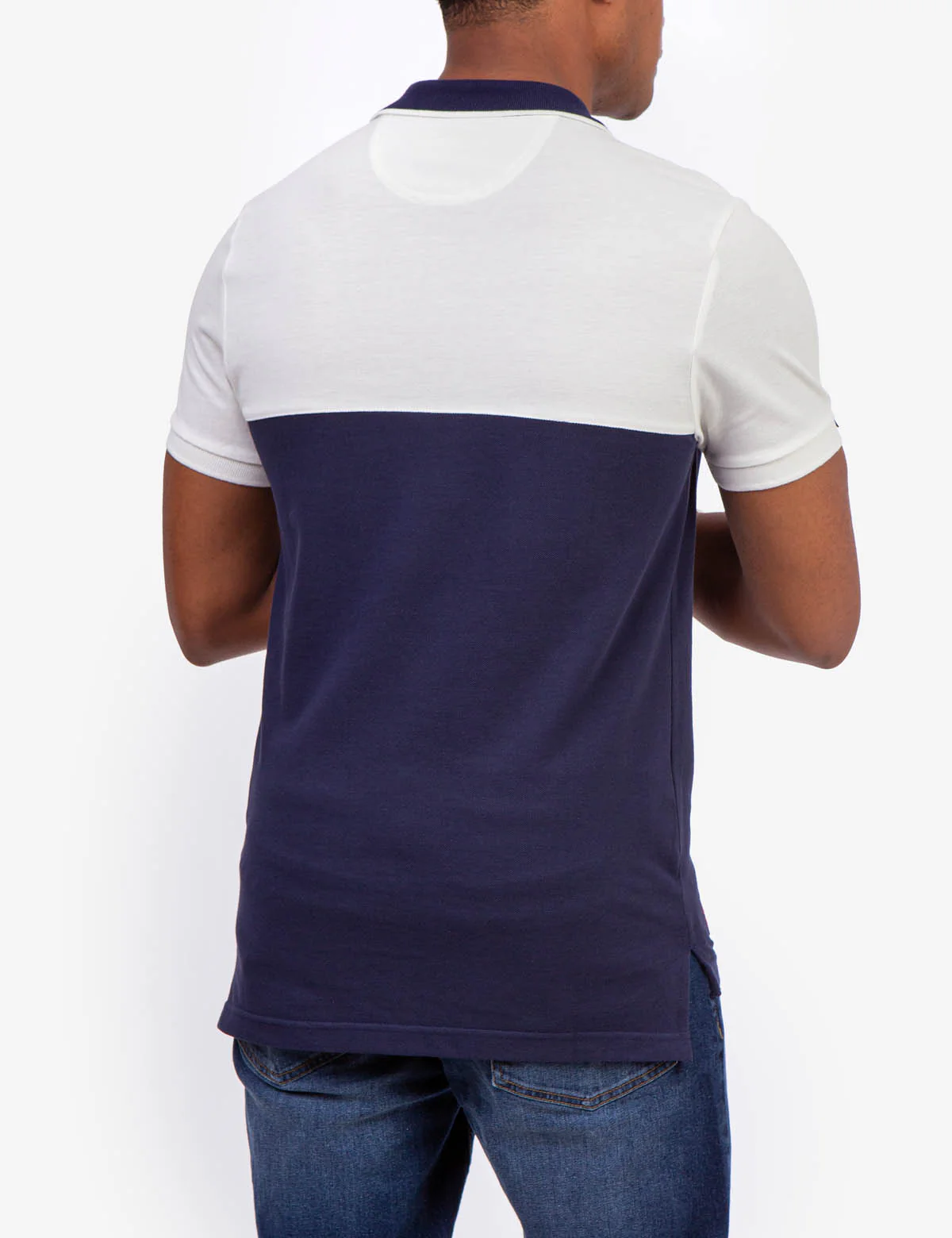FELT PATCH COLORBLOCK POLO SHIRT - Image 4