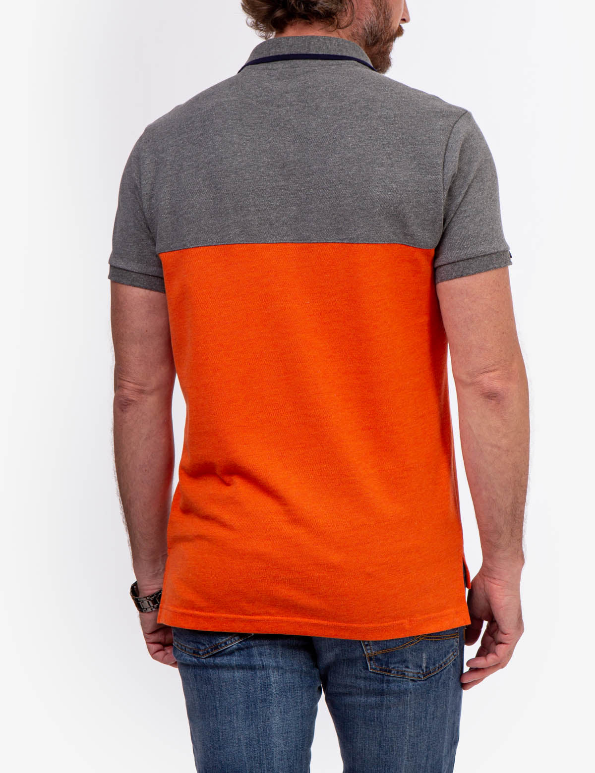 FELT PATCH COLORBLOCK POLO SHIRT - Image 9