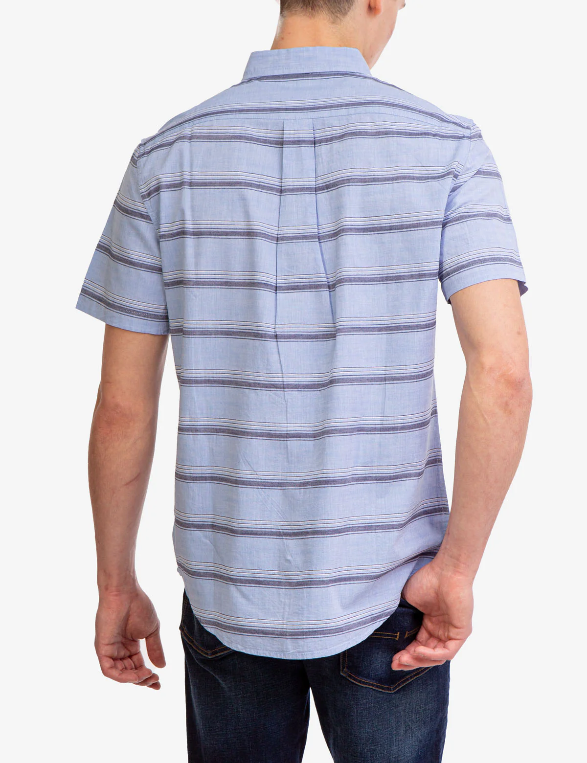 FINE SLUB HORIZONTAL STRIPE SHIRT - Image 10