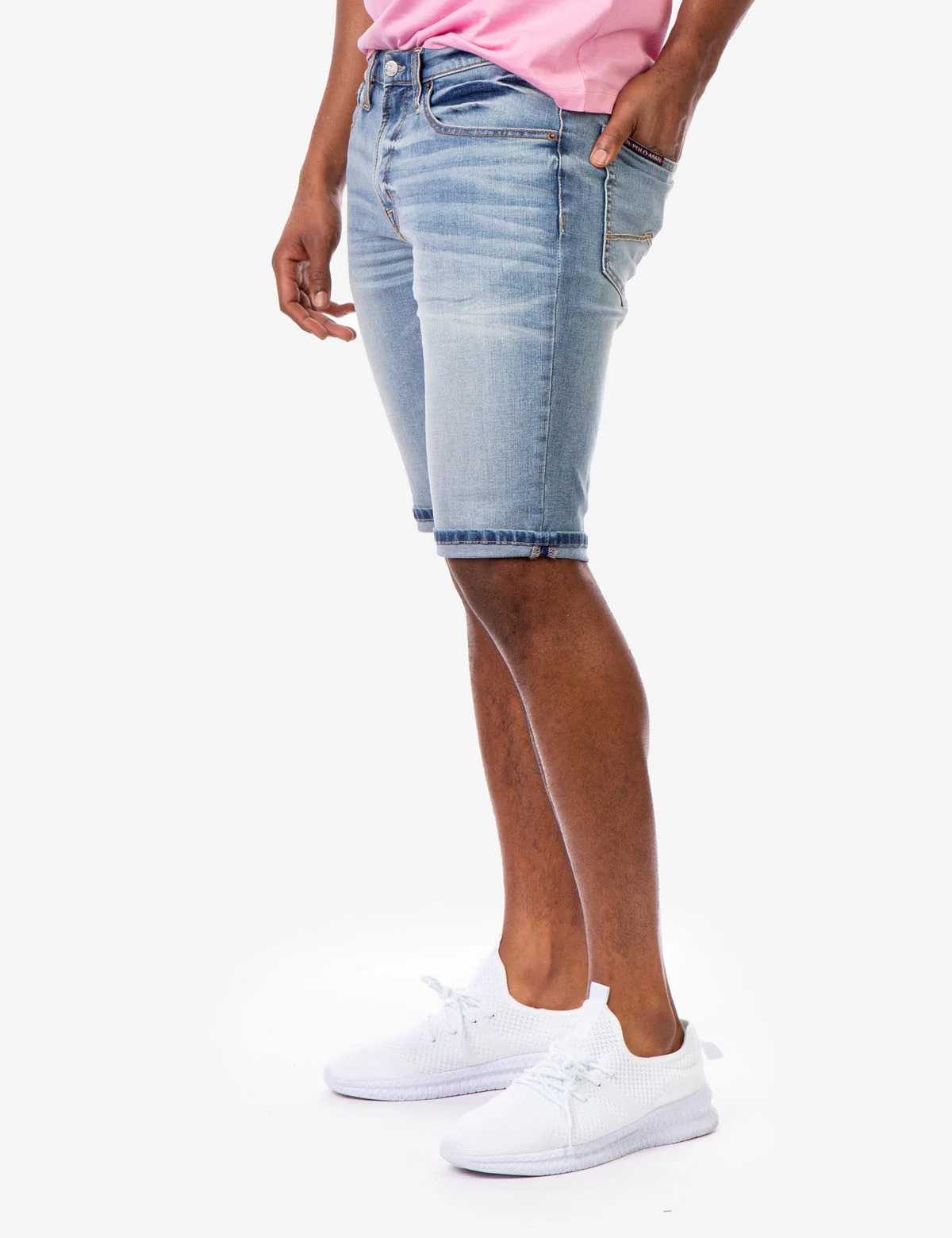FIVE POCKET DENIM SHORT - Image 3