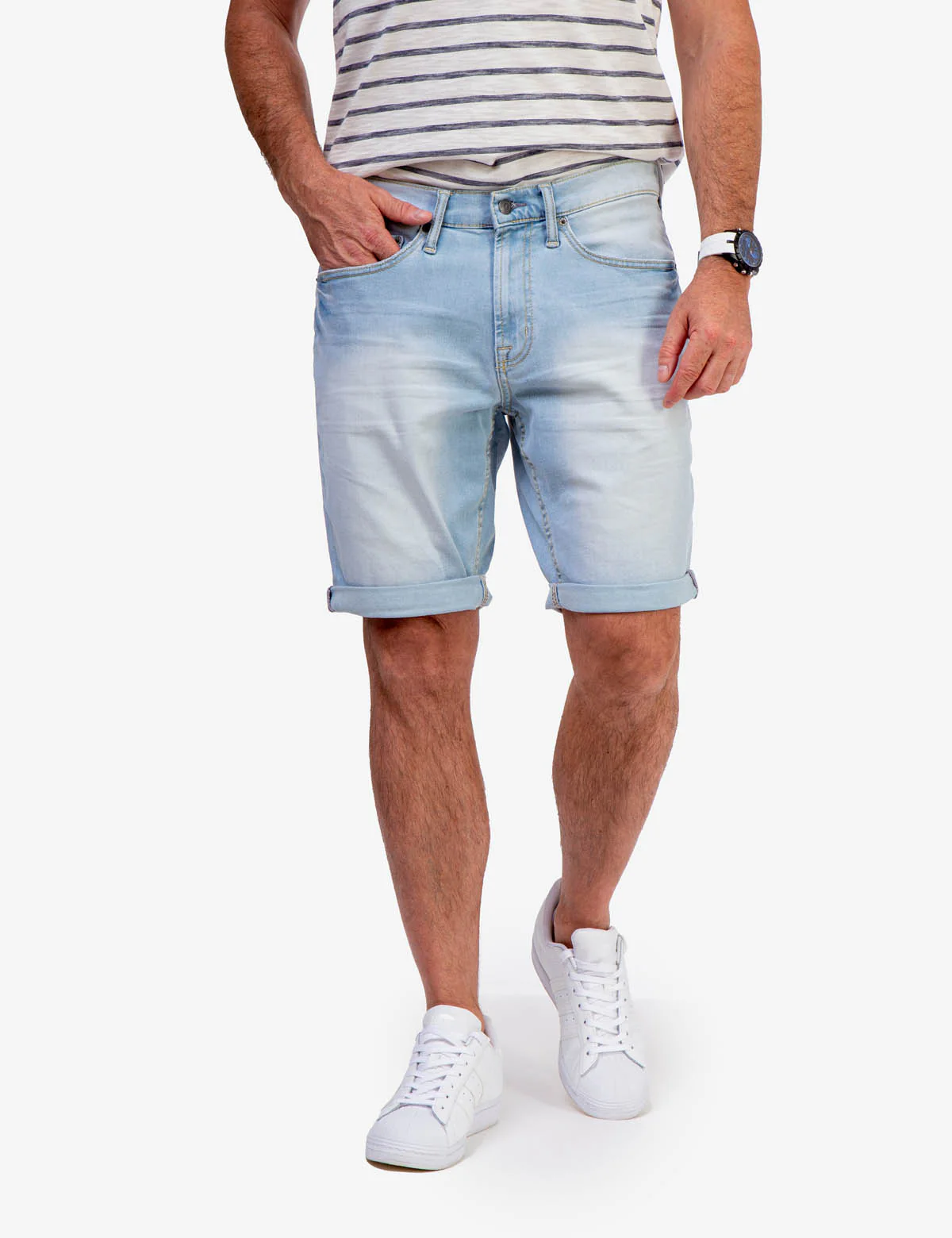 FIVE POCKET DENIM SHORT