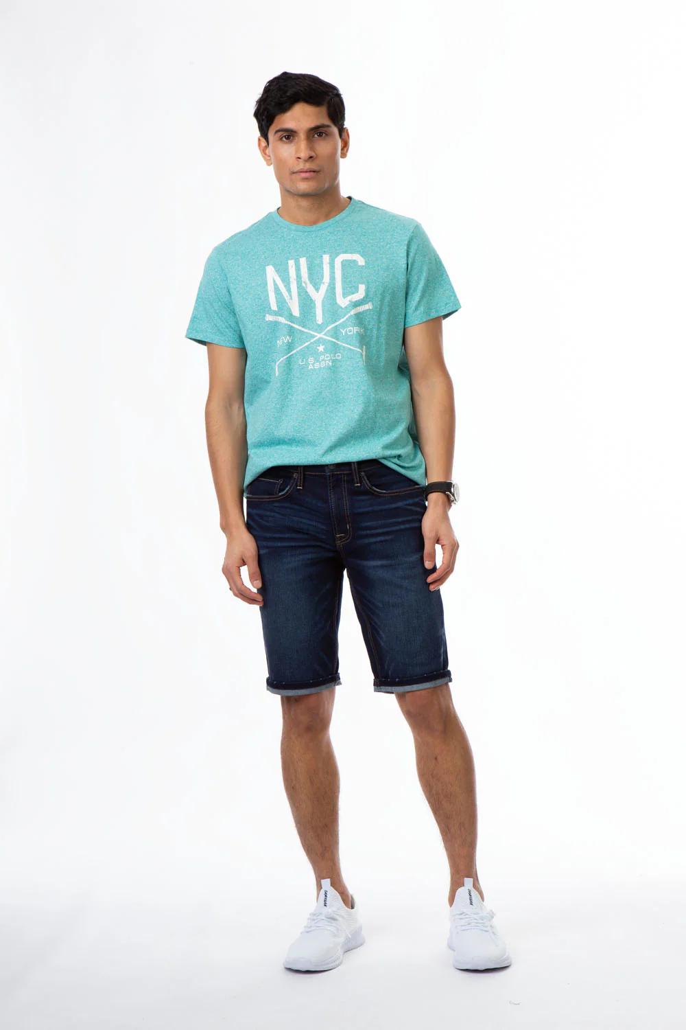 FIVE POCKET DENIM SHORT - Image 7