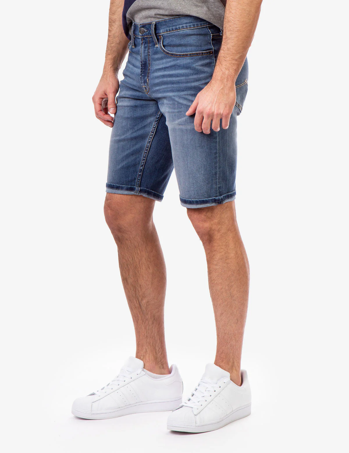 FIVE POCKET DENIM SHORT - Image 3