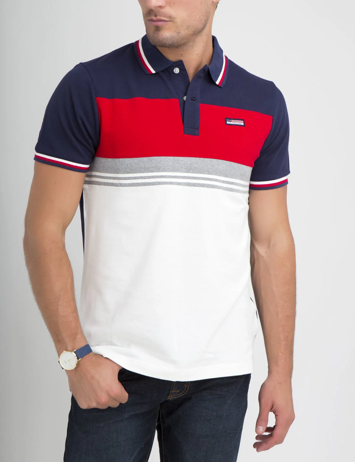 FLAG COLORBLOCK POLO SHIRT - Image 7