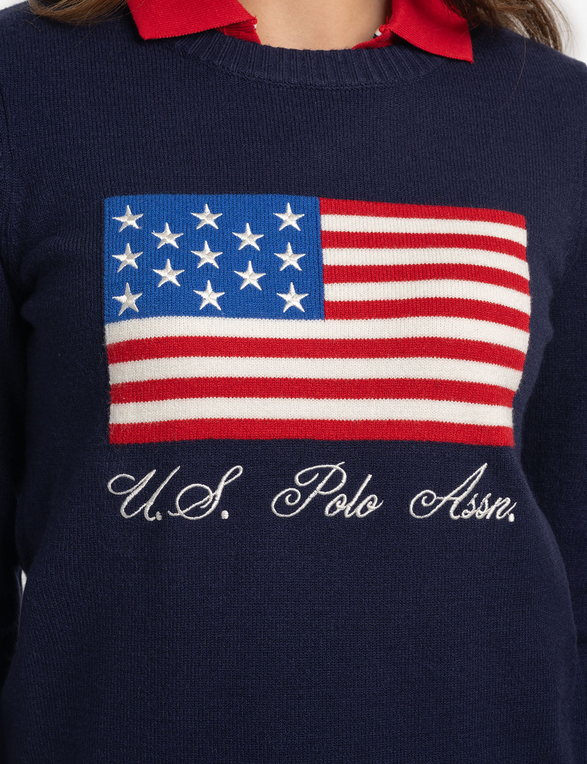 FLAG CREW NECK SWEATER - Image 7