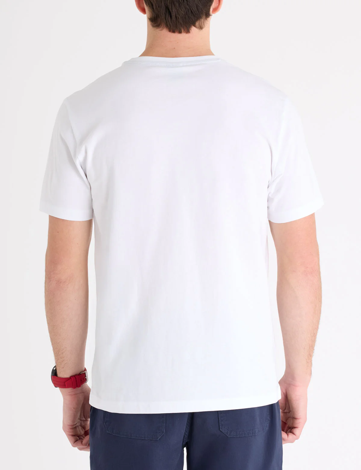 FLAG EMBOSSED WORDMARK PRINTED JERSEY T-SHIRT - Image 8