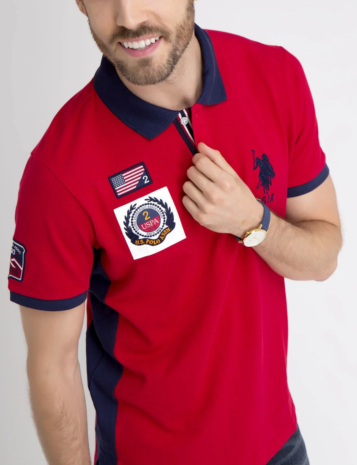 FLAG PATCH POLO SHIRT - Image 5