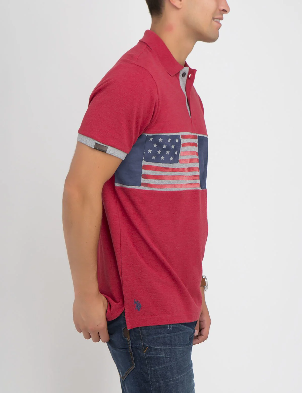 FLAG PRINT POLO SHIRT - Image 14