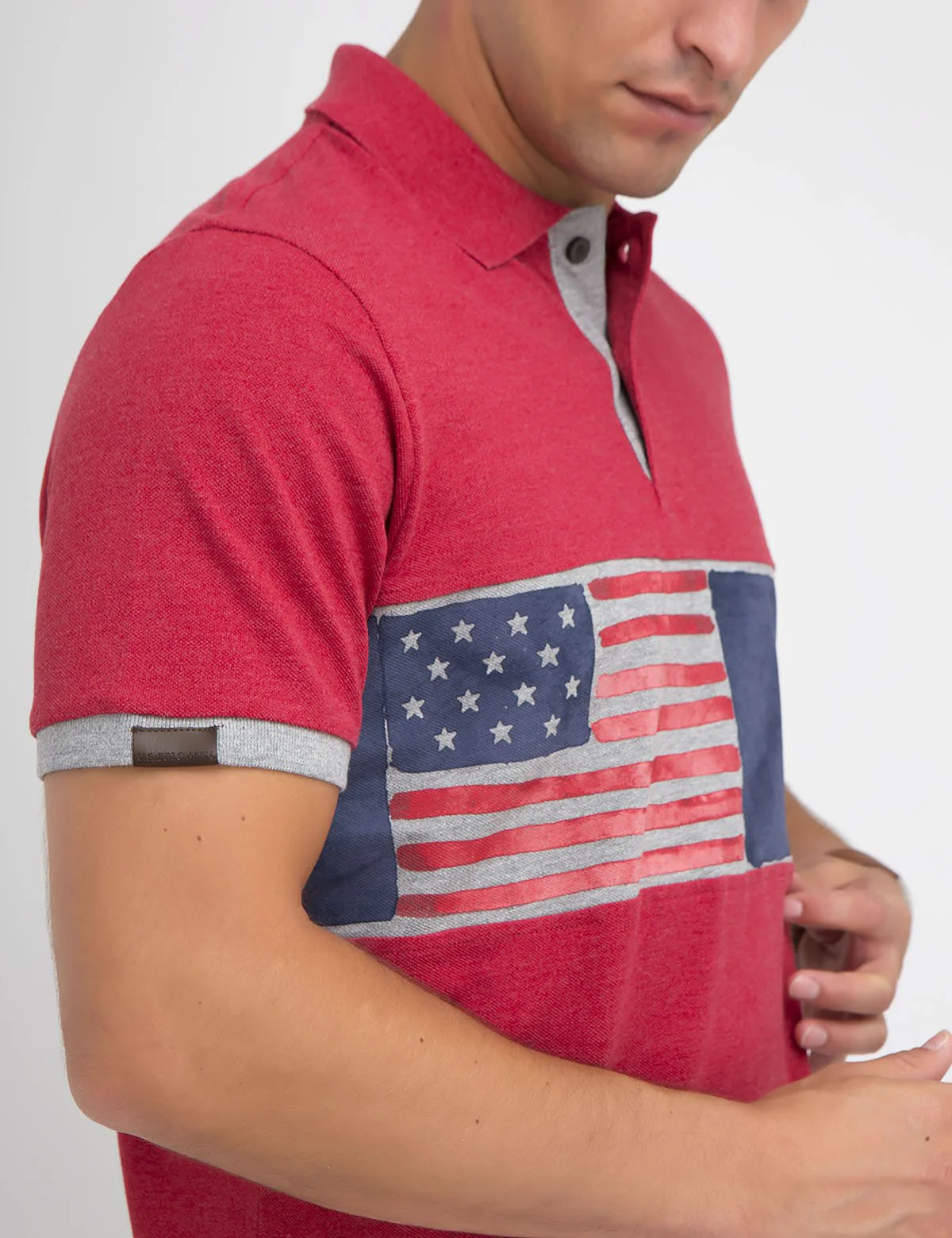 FLAG PRINT POLO SHIRT - Image 16