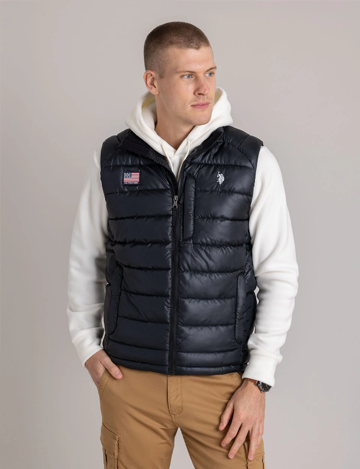 SMALL CHANNEL QUILTED PACKABLE VEST - Image 8
