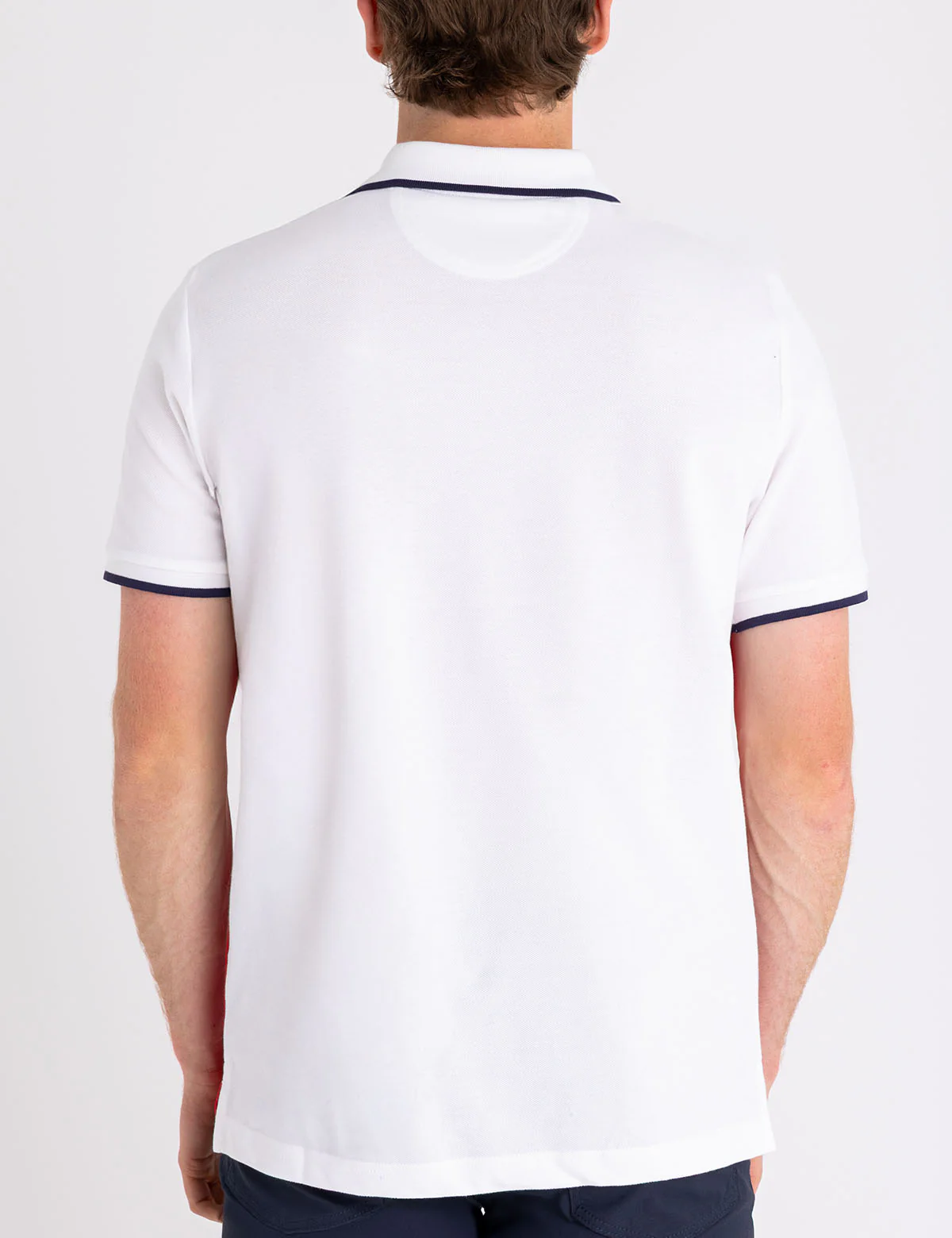 FLAG TAPE COLOR BLOCK PIQUE POLO SHIRT - Image 4