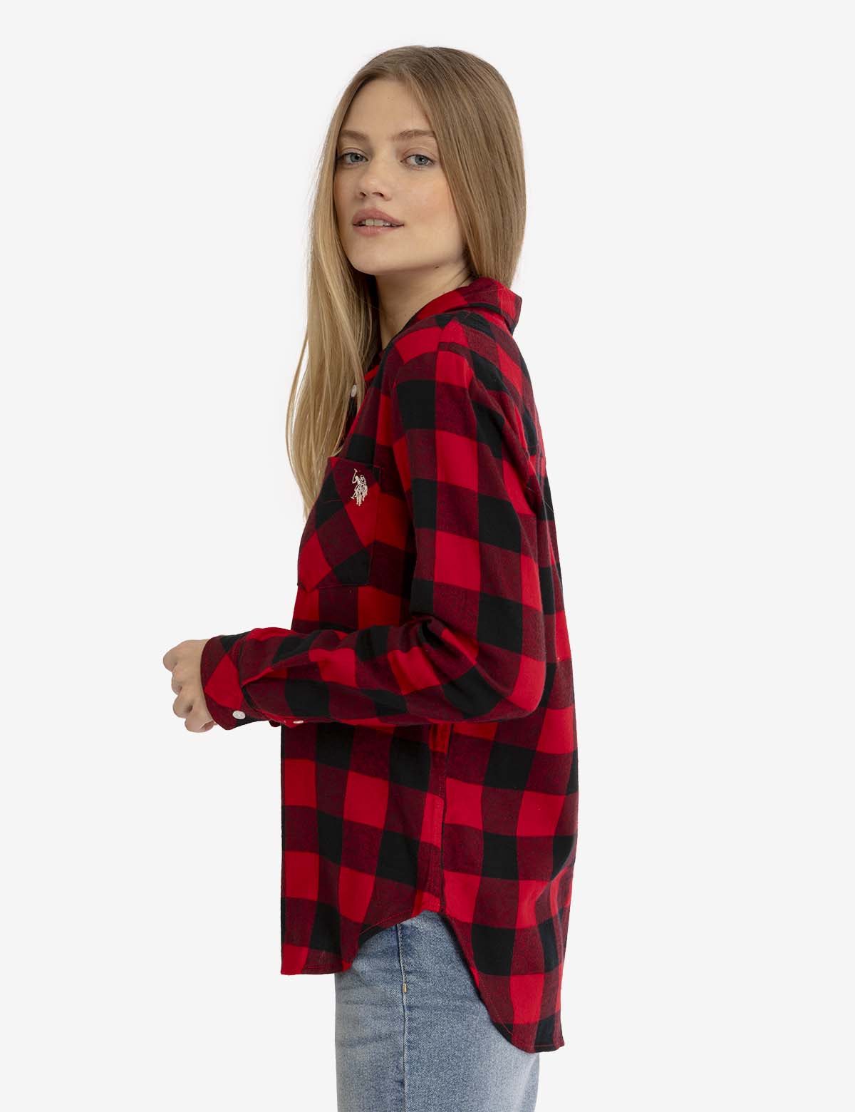 FLANNEL BUFFALO PLAID LONG SLEEVE SHIRT
