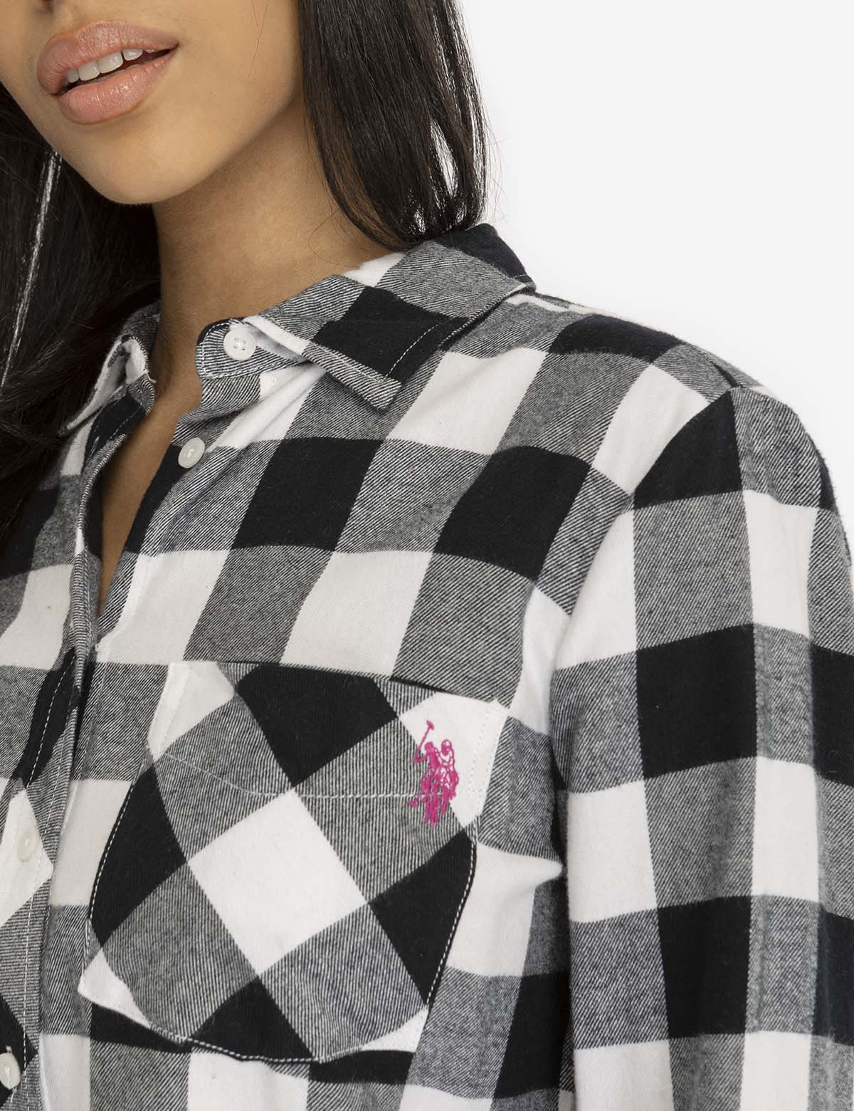 FLANNEL BUFFALO PLAID LONG SLEEVE SHIRT - Image 8