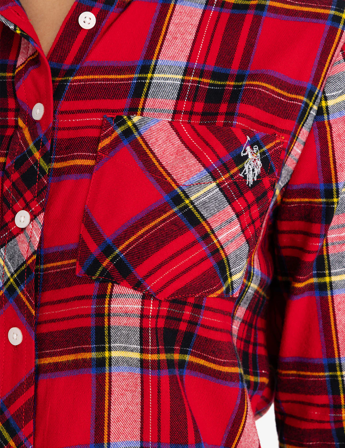 FLANNEL PLAID LONG SLEEVE SHIRT - Image 9