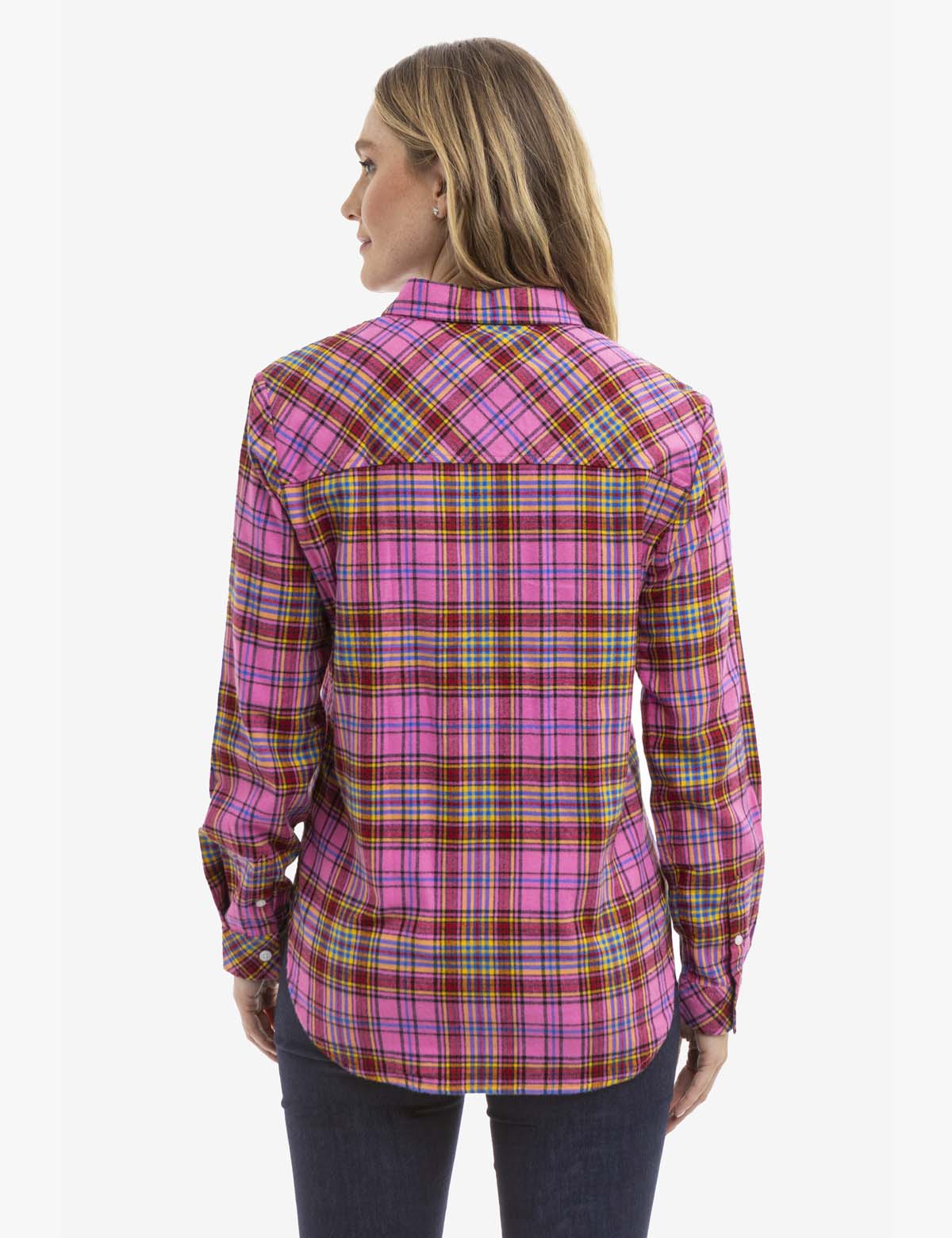 FLANNEL PLAID LONG SLEEVE SHIRT - Image 11