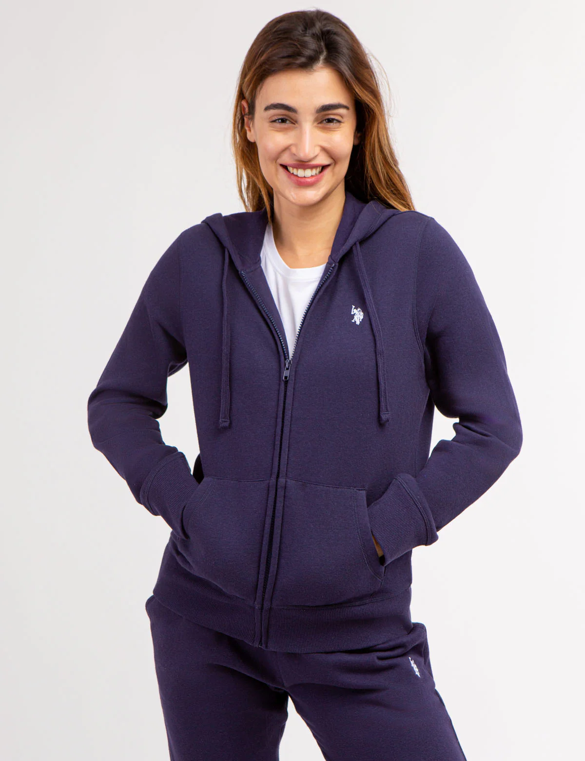 FLEECE FULL ZIP LOGO HOODIE - Image 19