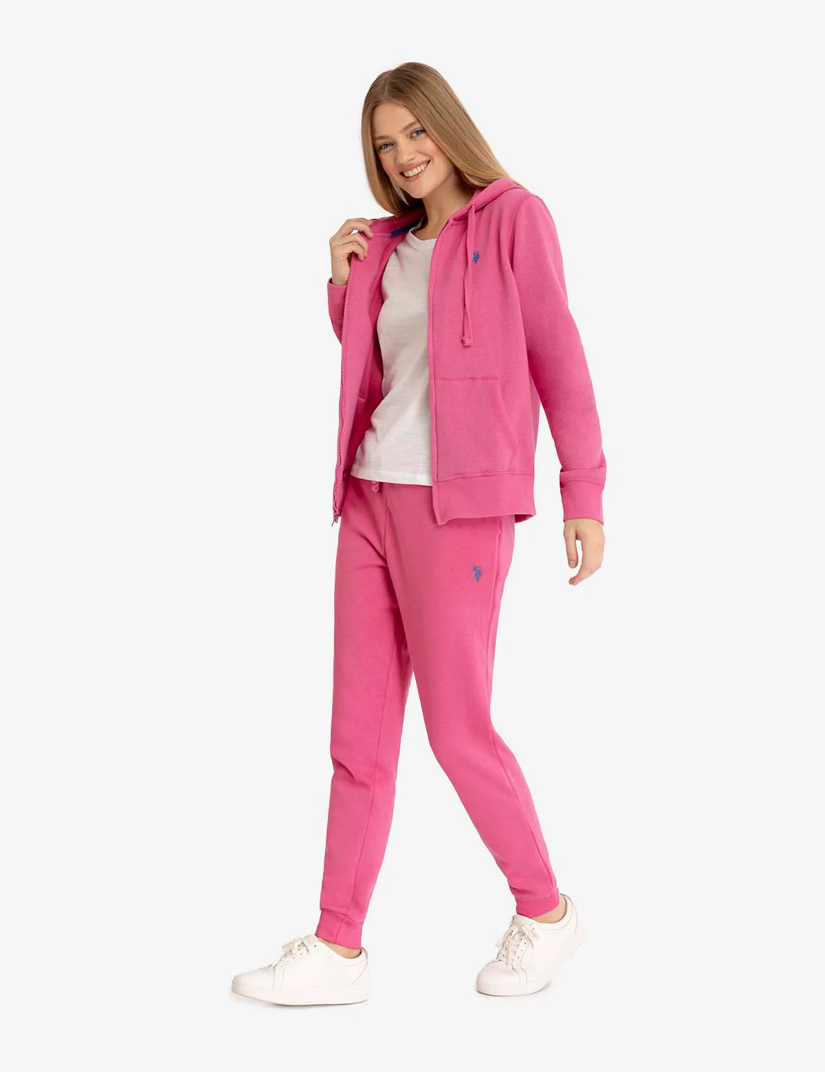 FLEECE FULL ZIP LOGO HOODIE - Image 9