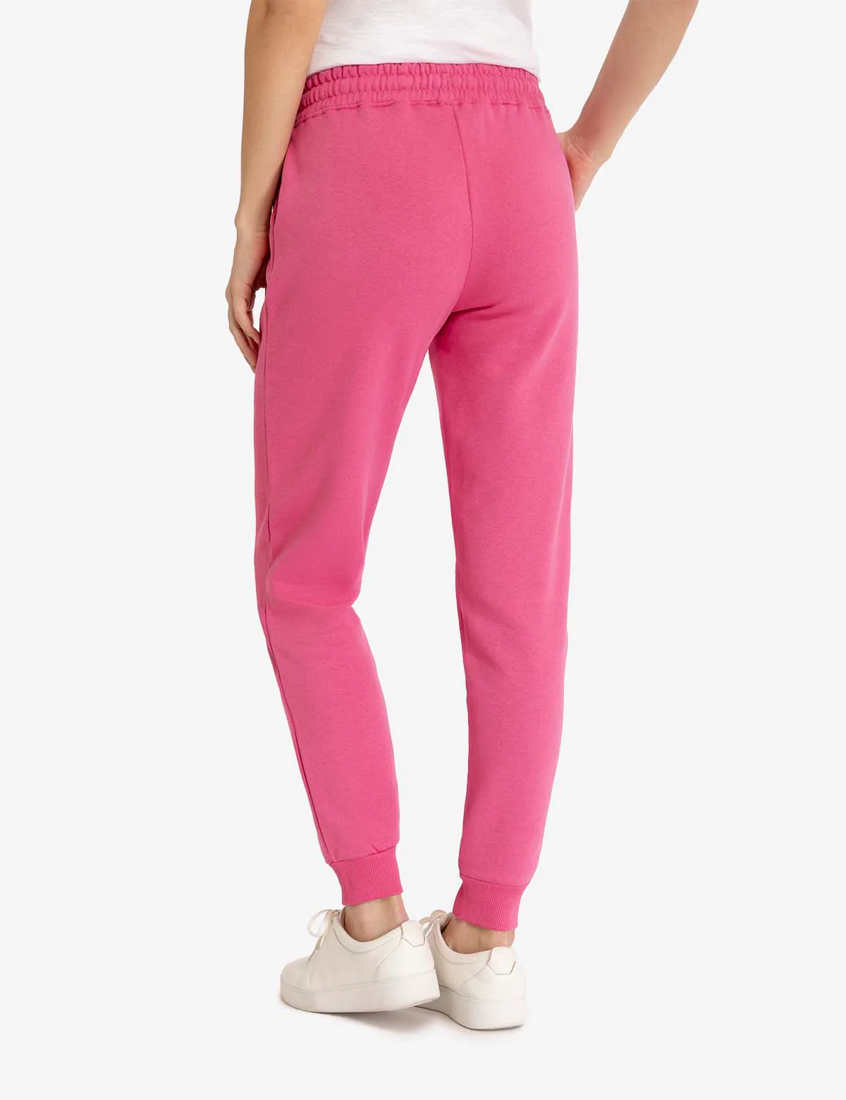 FLEECE HIGH WAISTED LOGO JOGGER - Image 9