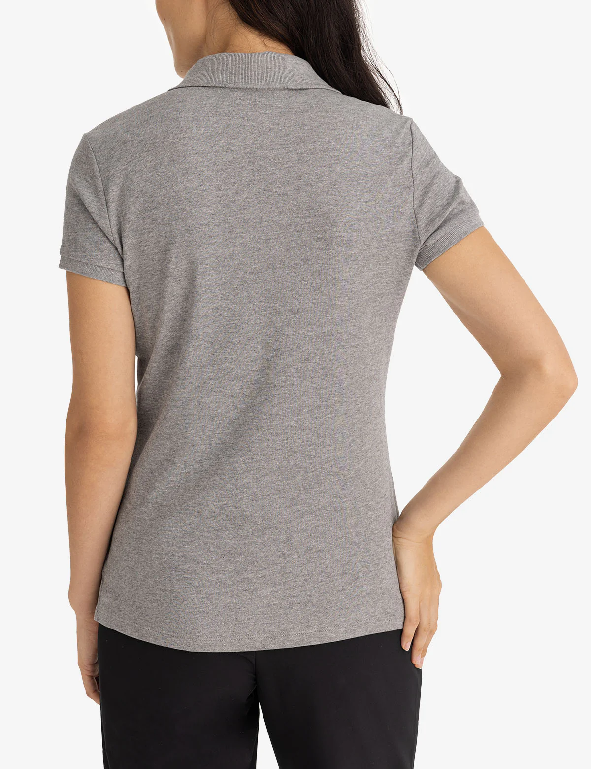 FLOCKED INTERLOCK POLO SHIRT - Image 3