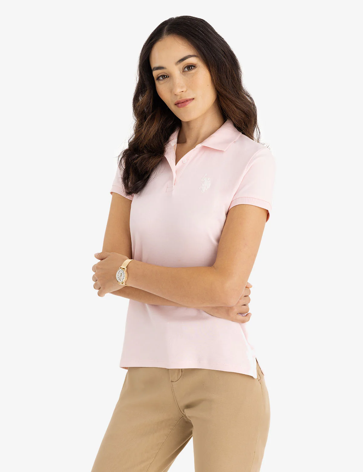 FLOCKED INTERLOCK POLO SHIRT - Image 4
