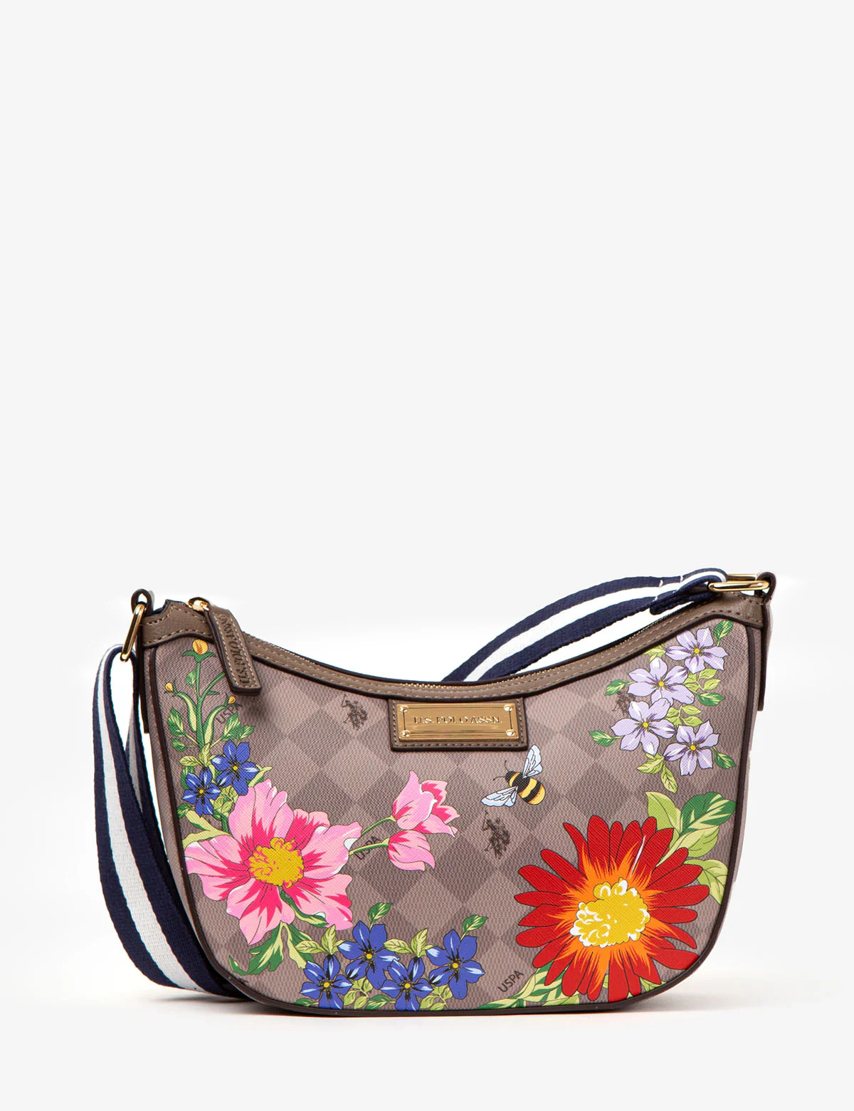 FLORAL DIAMOND CROSSBODY BAG - Image 6