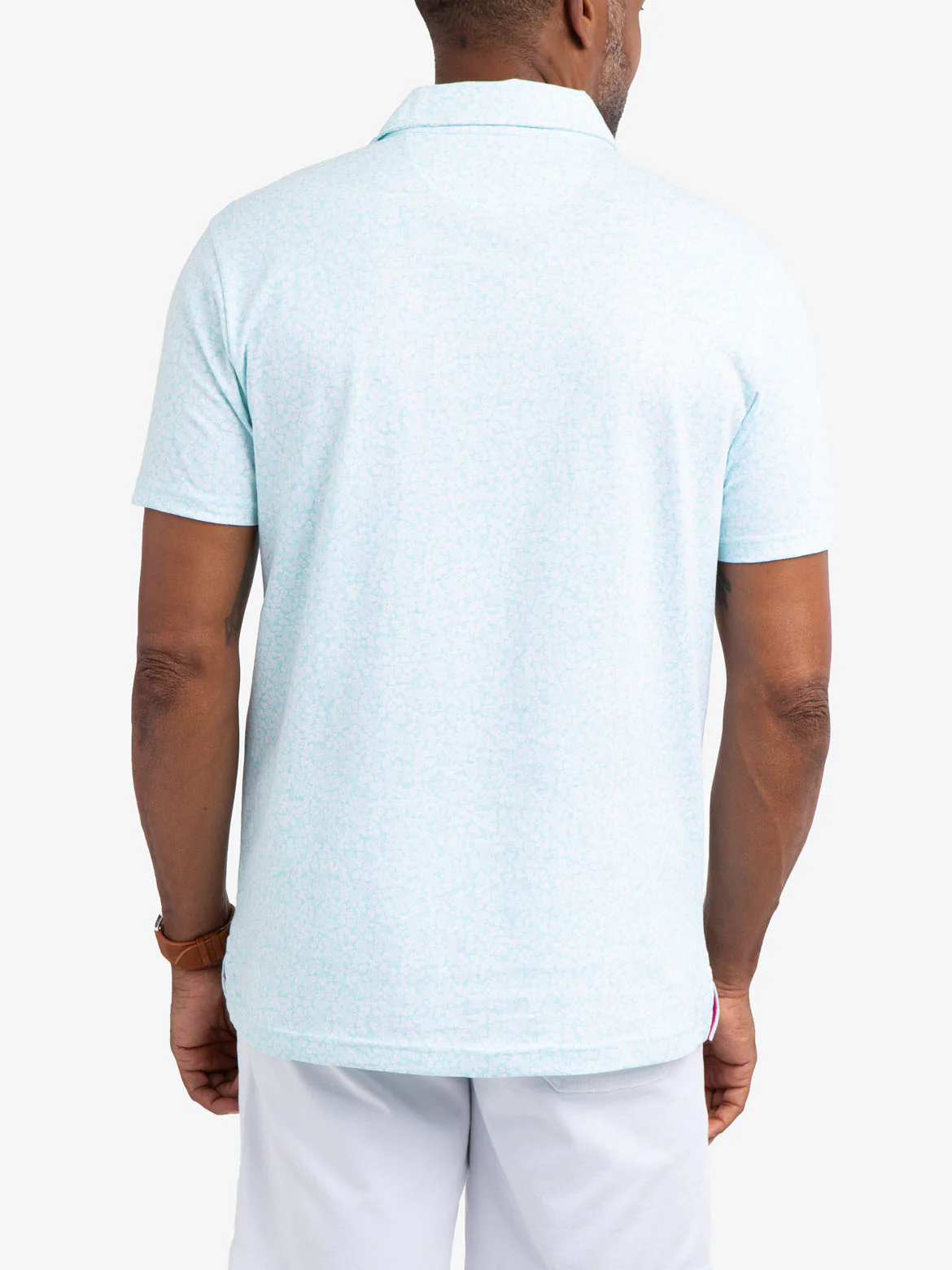 FLORAL JERSEY POLO SHIRT - Image 4