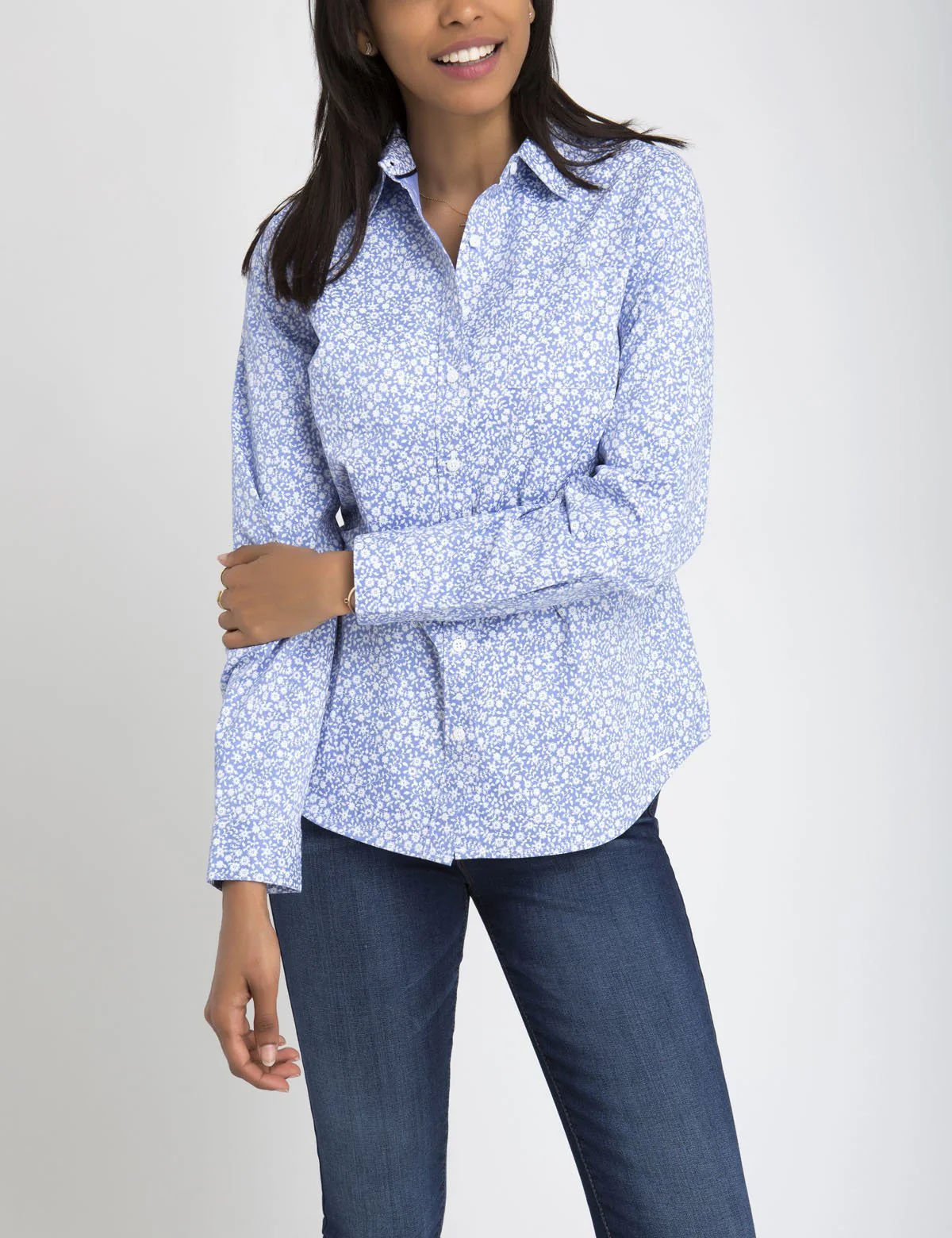 Floral Poplin Shirt - Image 5