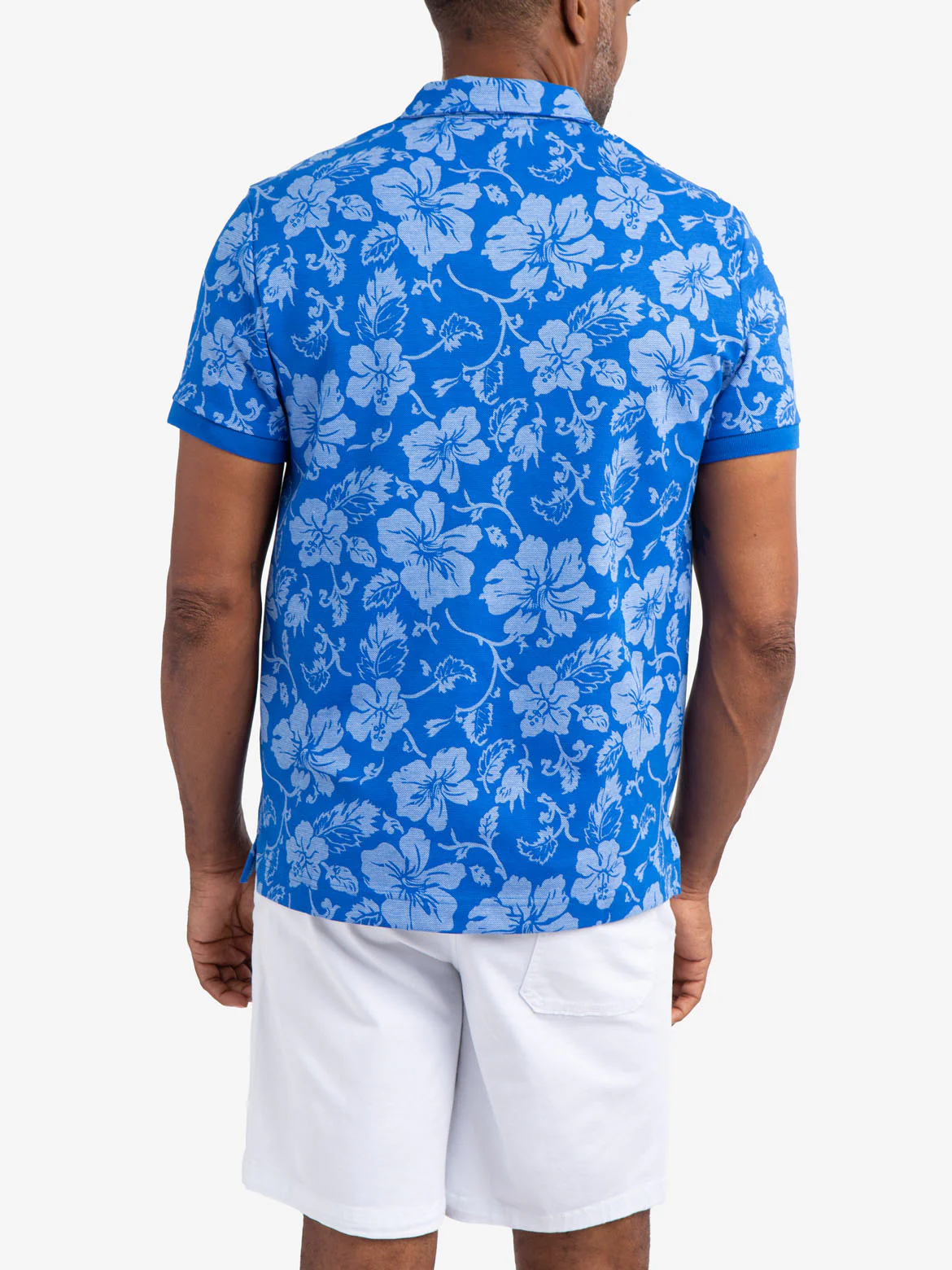 FLORAL PRINT BIRDSEYE PIQUE POLO SHIRT - Image 12