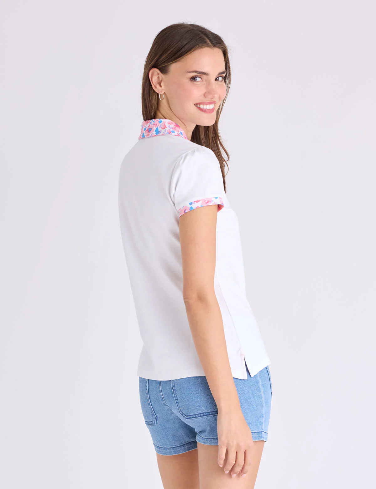 FLORAL PRINT LONG PLACKET POLO SHIRT - Image 12