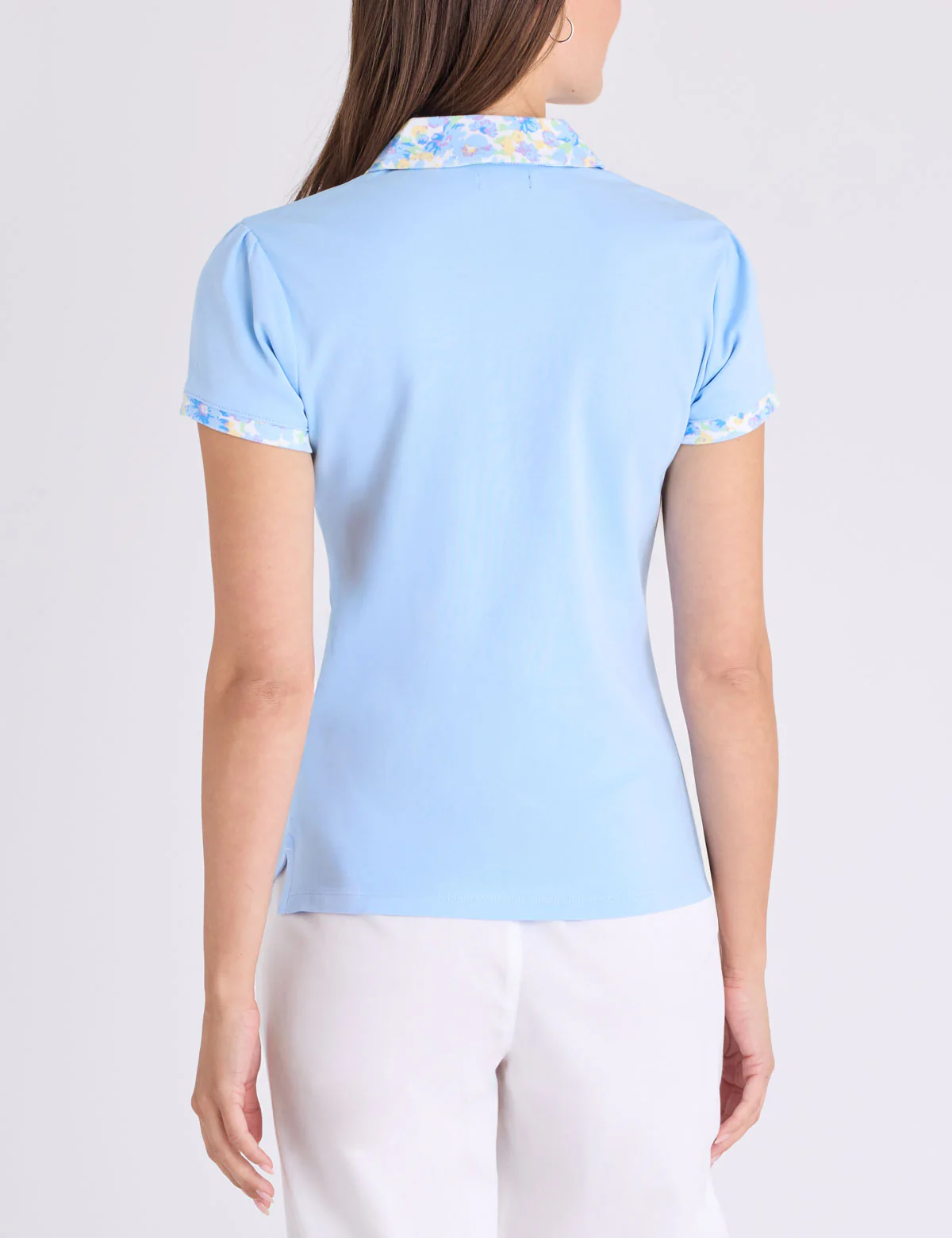 FLORAL PRINT LONG PLACKET POLO SHIRT - Image 6