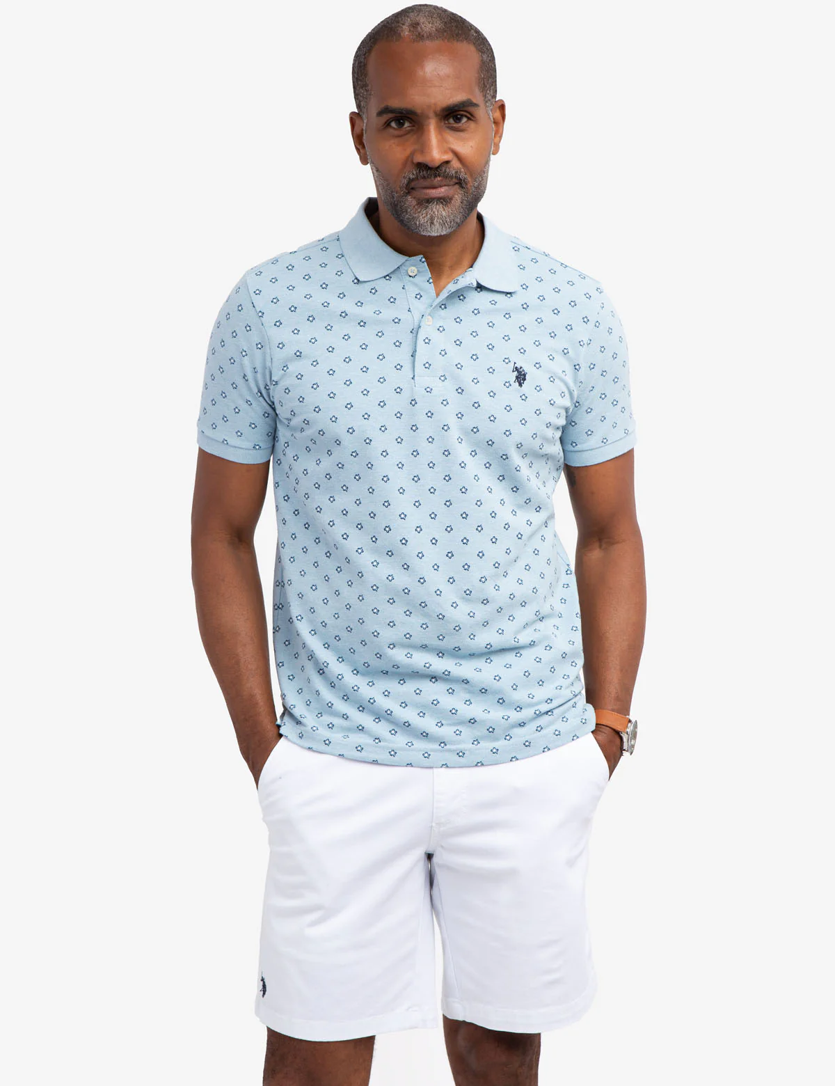 FLORAL PRINT POLO SHIRT - Image 6