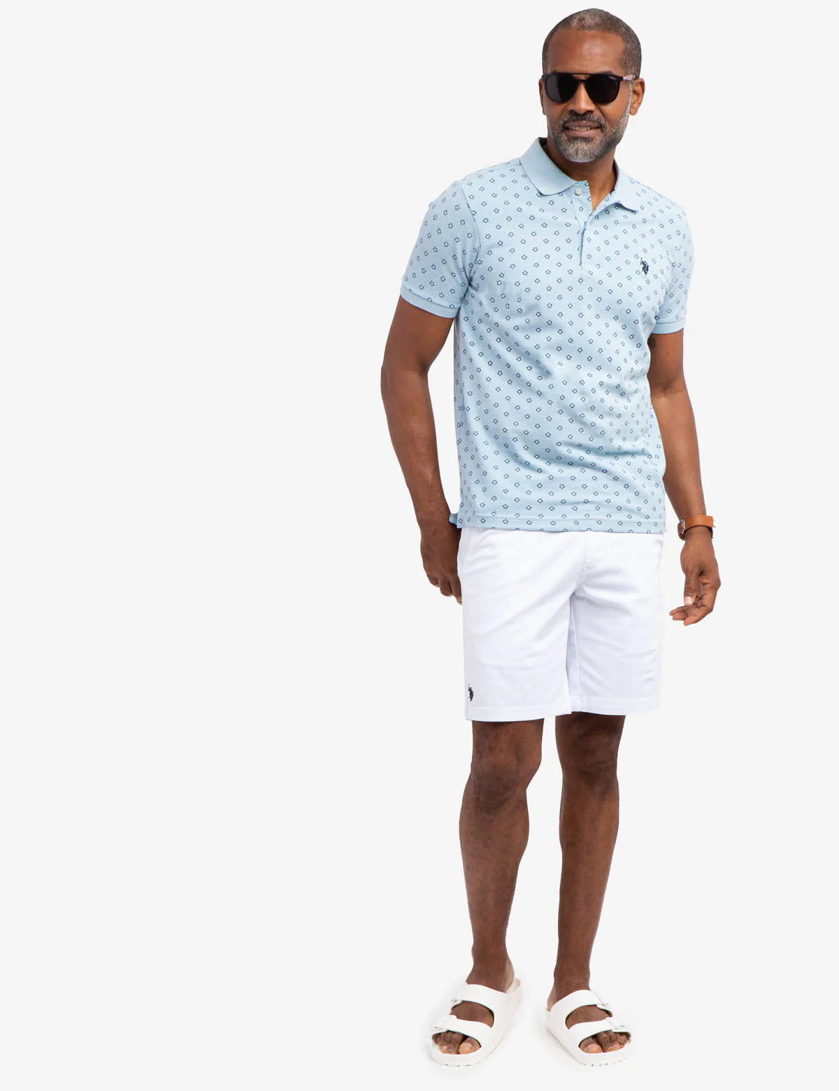 FLORAL PRINT POLO SHIRT - Image 7