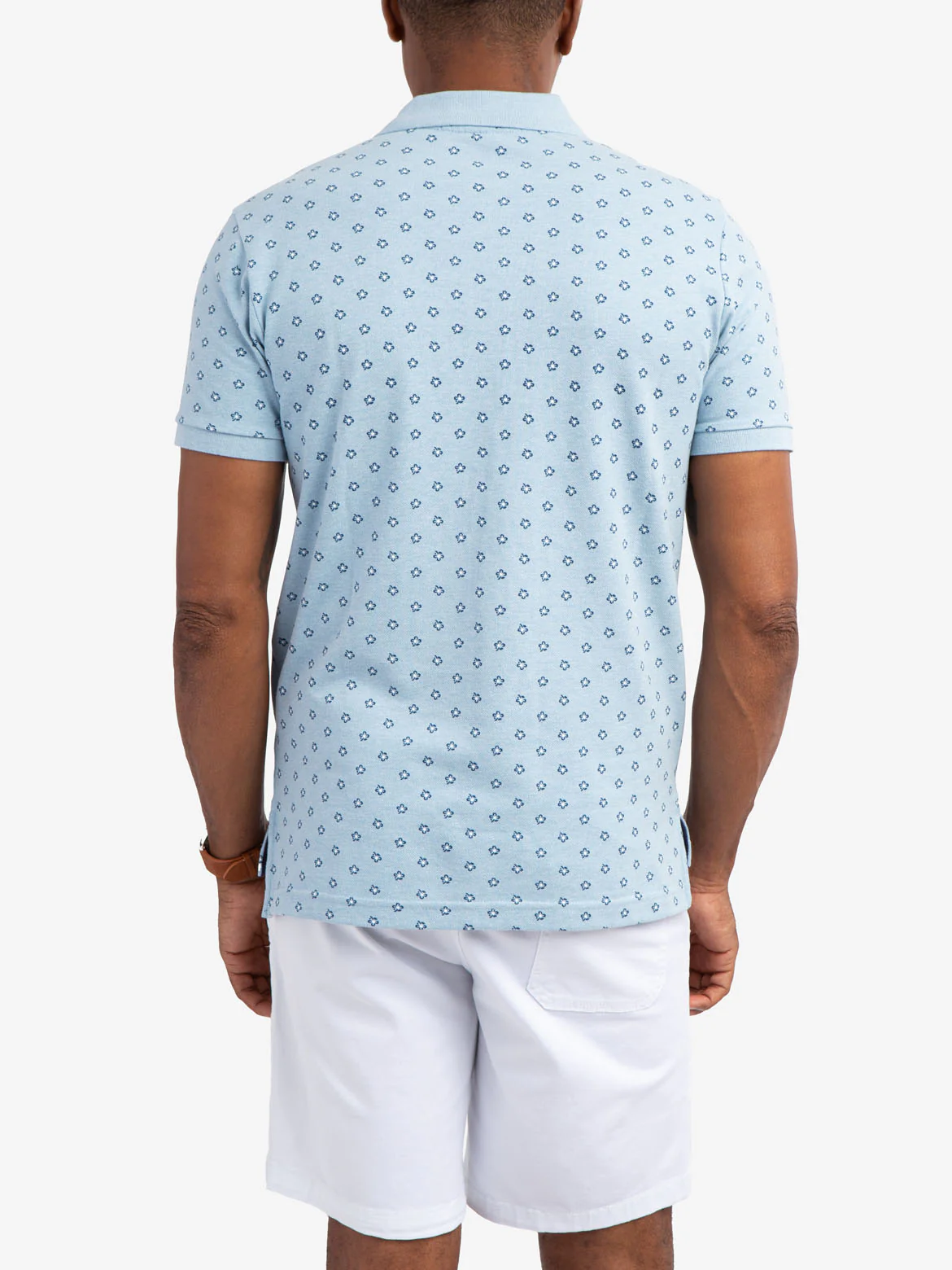 FLORAL PRINT POLO SHIRT - Image 9