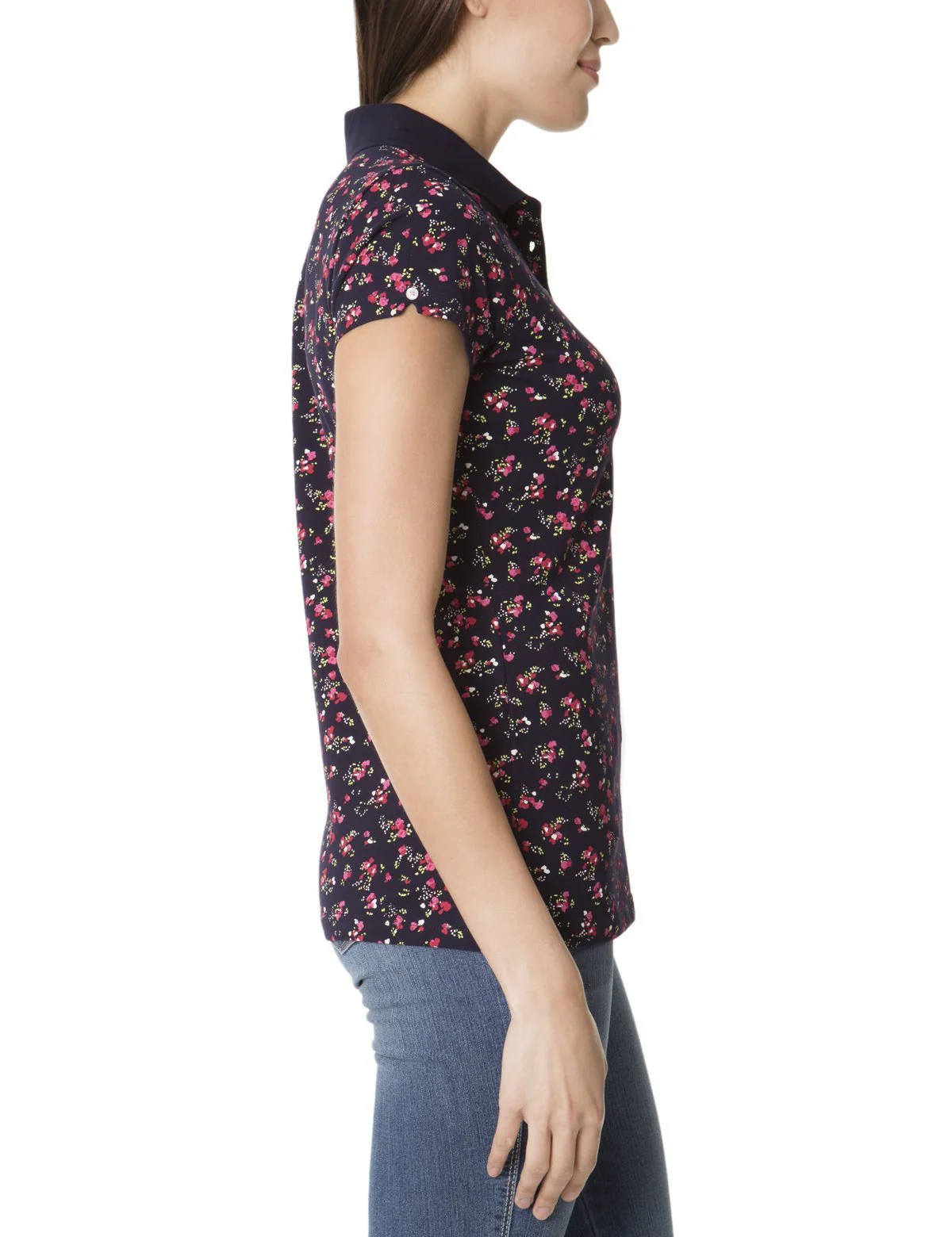 Floral Print Polo Shirt - Image 2