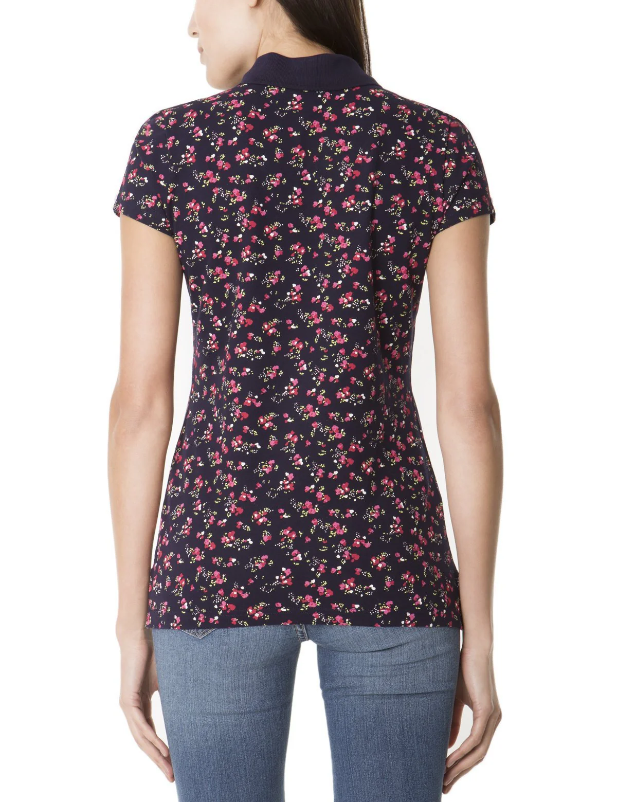 Floral Print Polo Shirt - Image 3