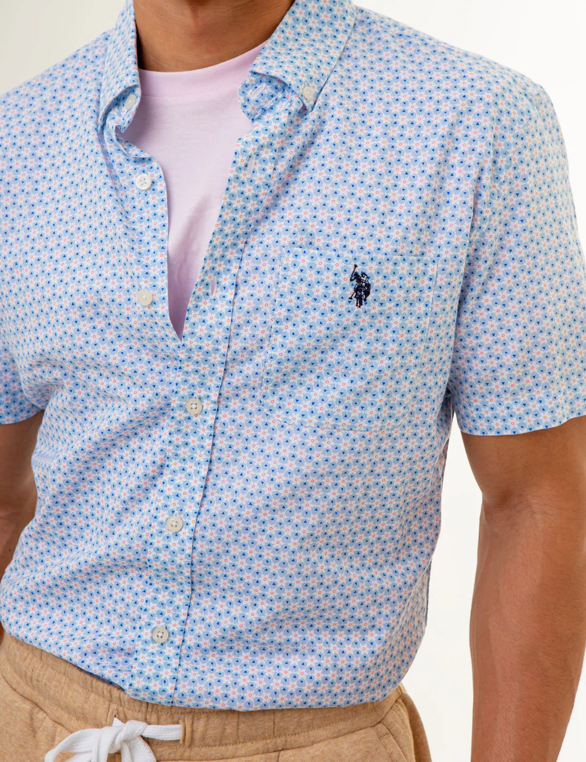FLORAL PRINT SHORT SLEEVE WOVEN SHIRT - Image 4