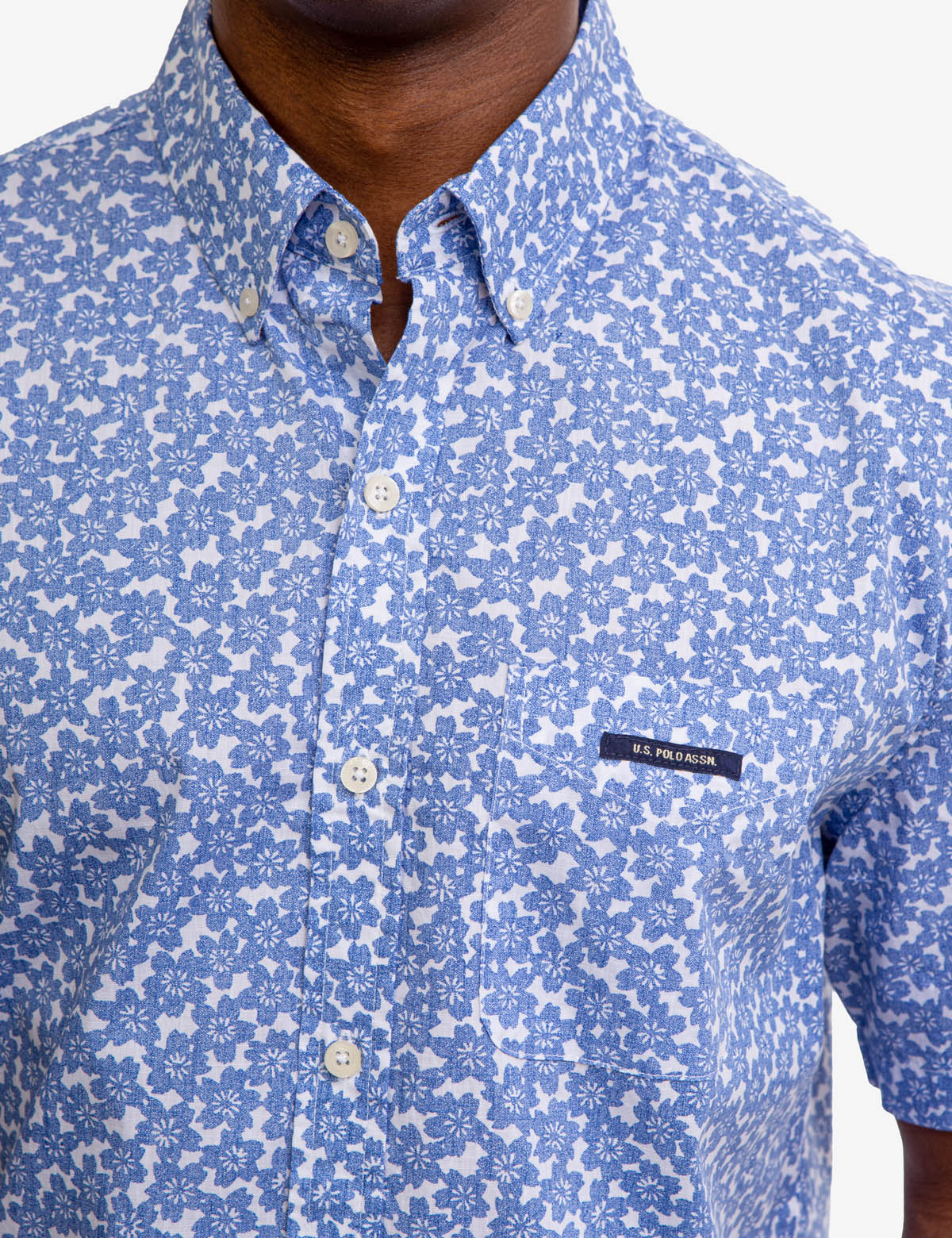 FLORAL PRINT SLUB POPLIN SHIRT - Image 5