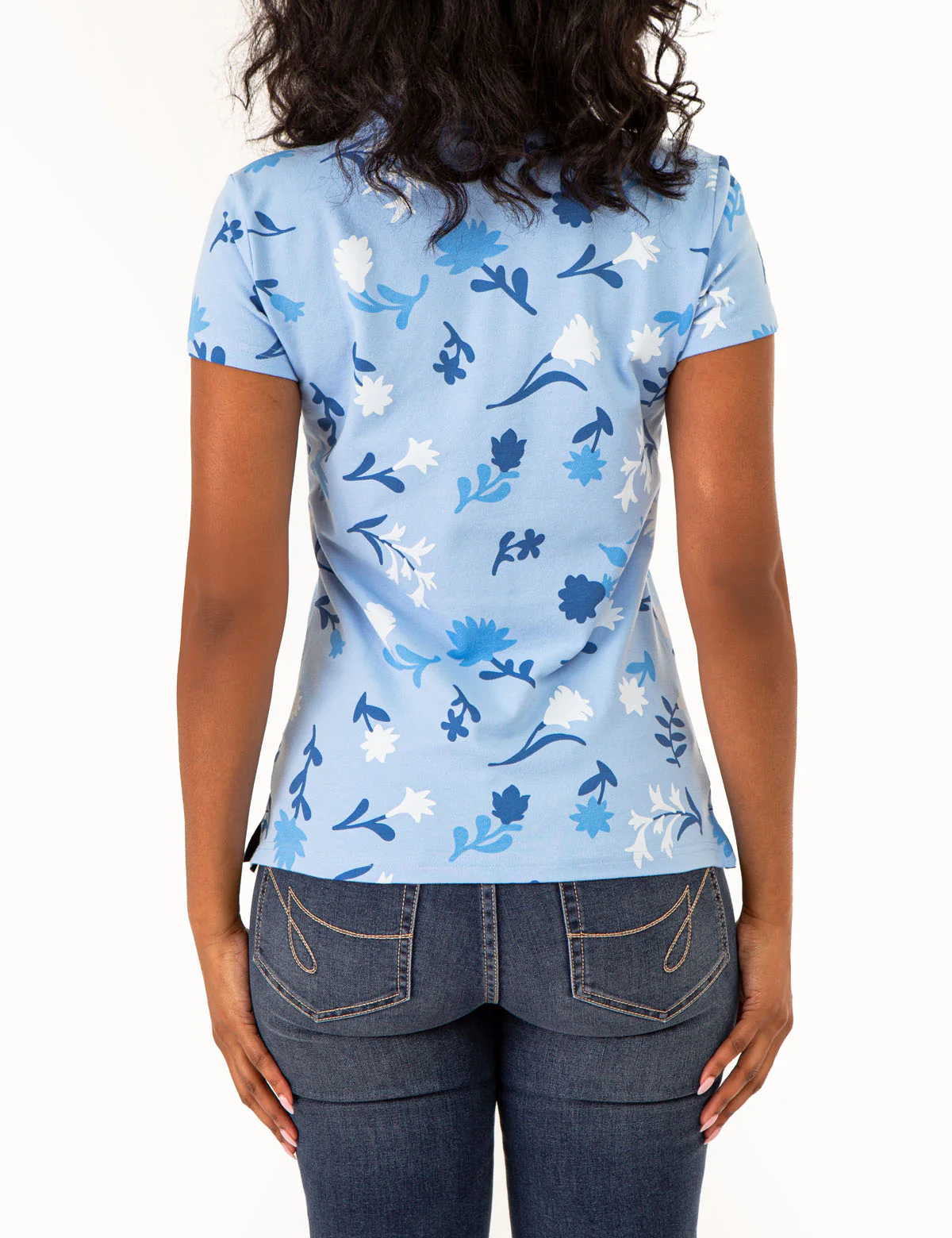 FLORAL PRINT SPLIT NECK POLO SHIRT - Image 7