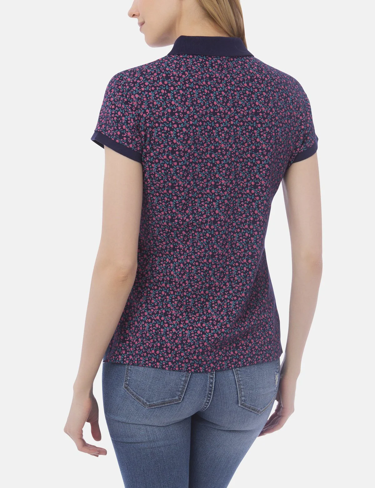 FLORAL PRINTED POLO SHIRT - Image 5