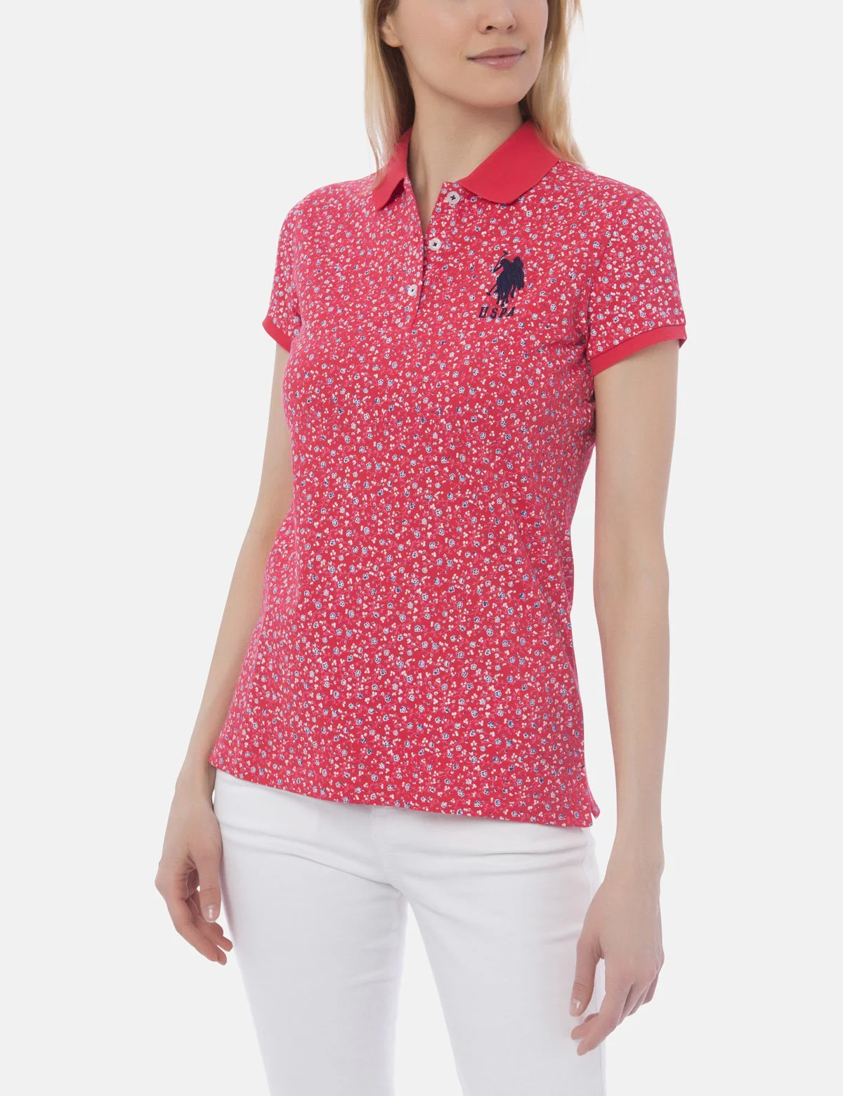 FLORAL PRINTED POLO SHIRT - Image 6