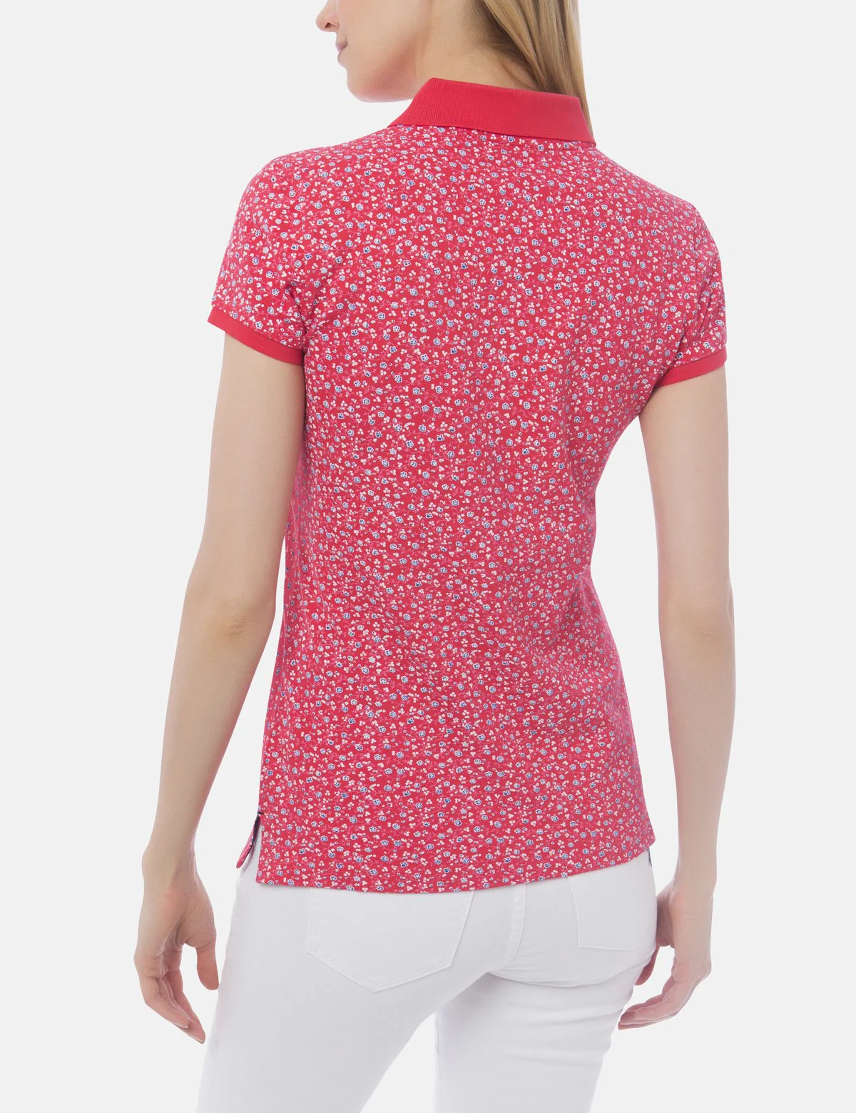 FLORAL PRINTED POLO SHIRT - Image 8