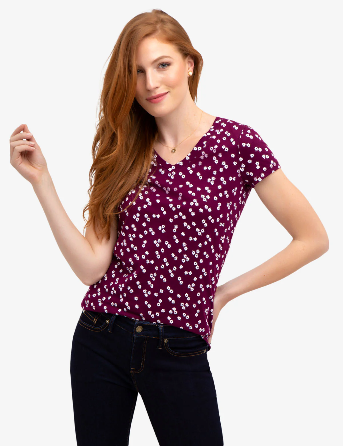 FLORAL PRINTED T-SHIRT