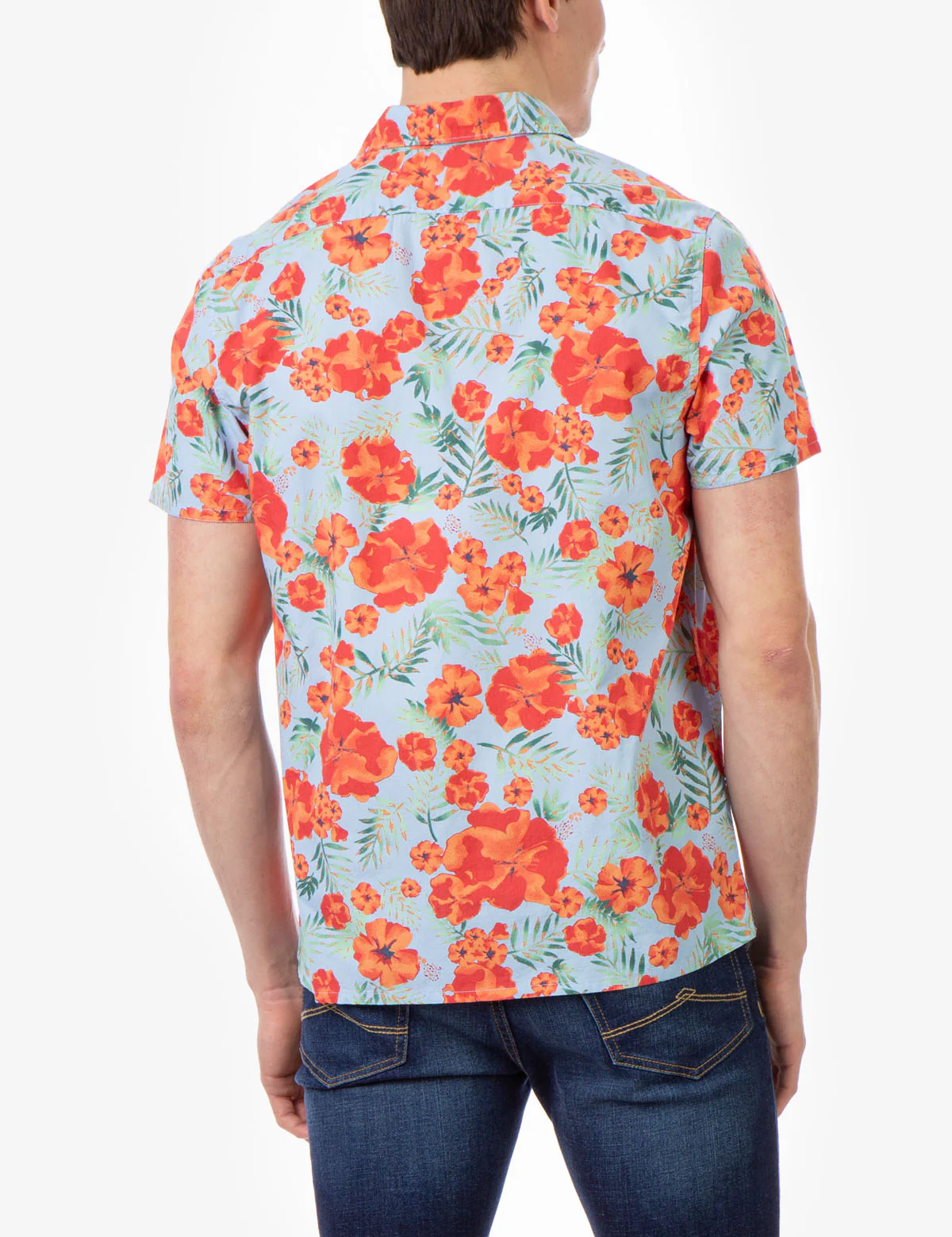 FLORAL SHORT SLEEVE CAMP SHIRT - Image 4